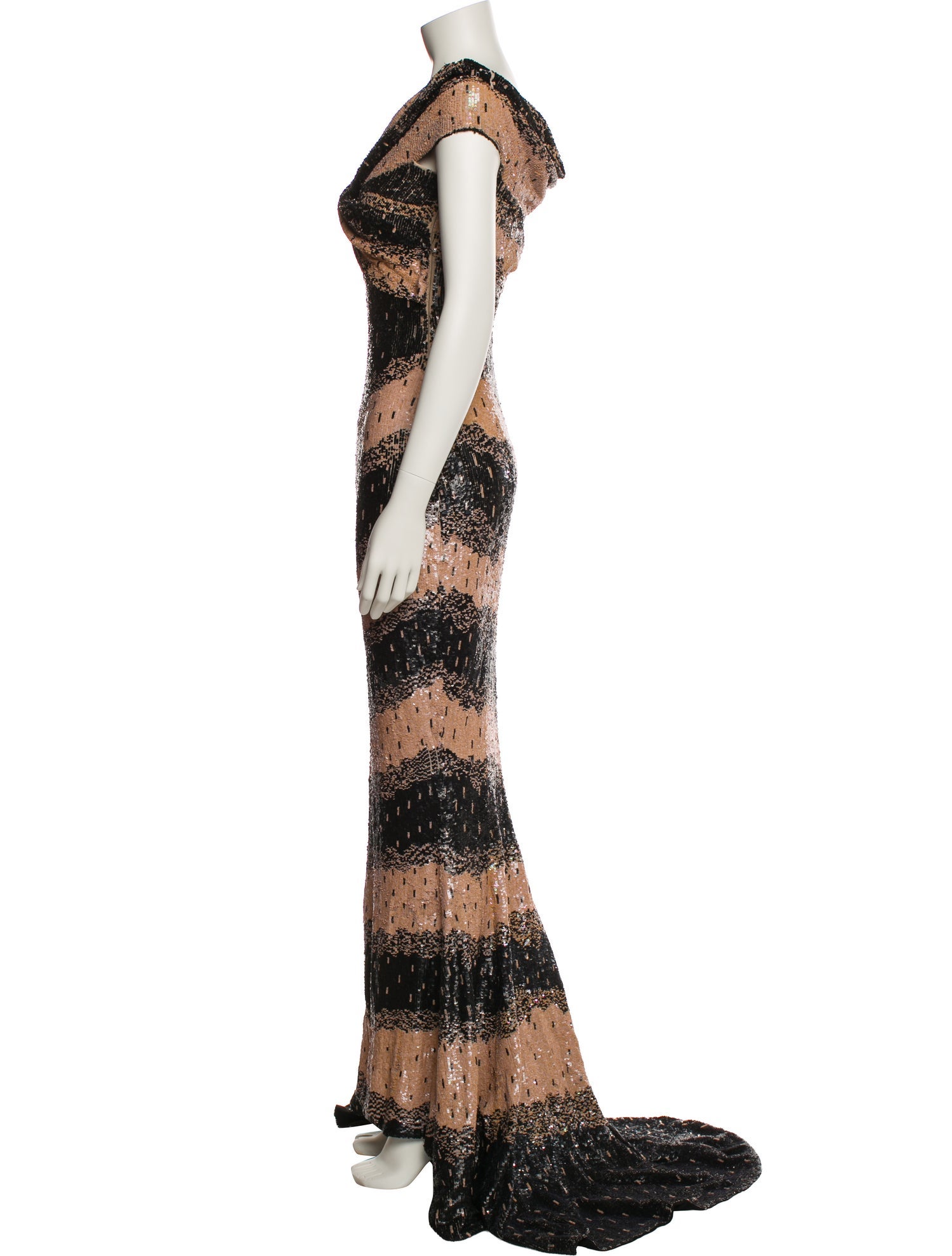 Lloyd Klein Paris Sequin Long Dress