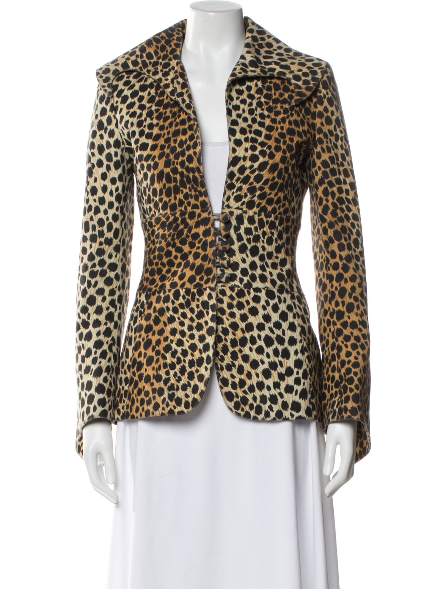 Lloyd Klein Paris Animal Print Blazer