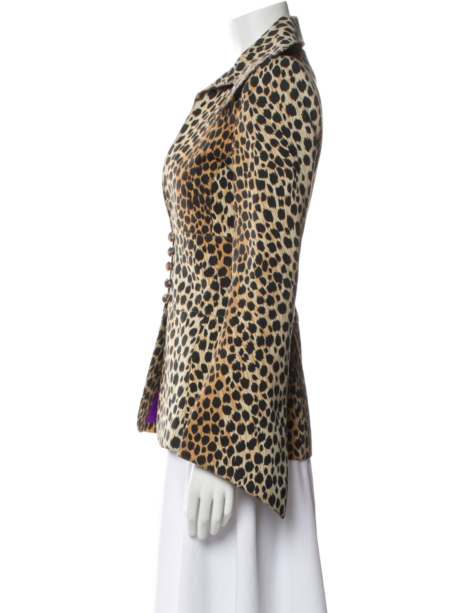 Lloyd Klein Paris Animal Print Blazer