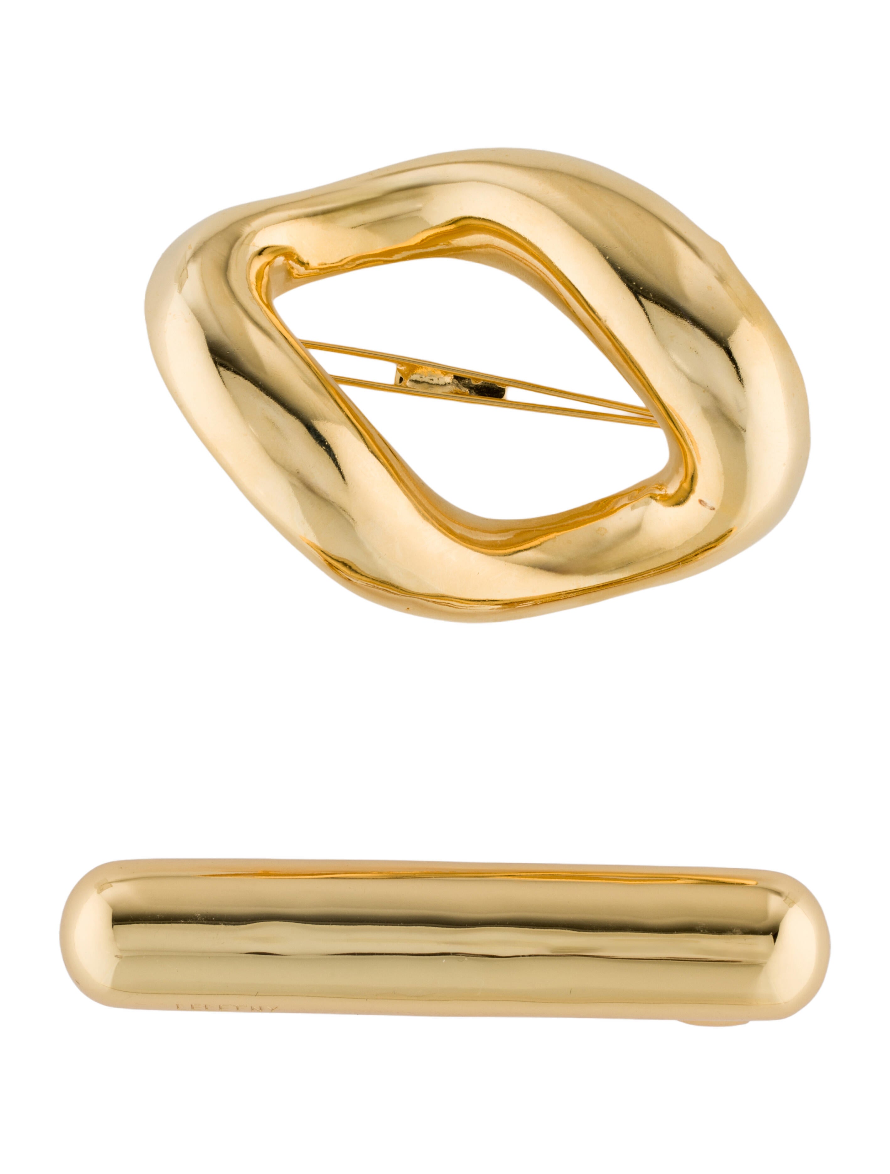Lelet NY gold tone-hair clip