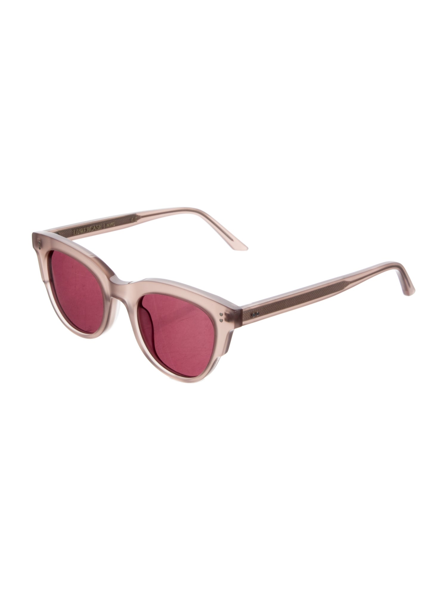 Lowercase Wayfarer Mirrored Sunglasses