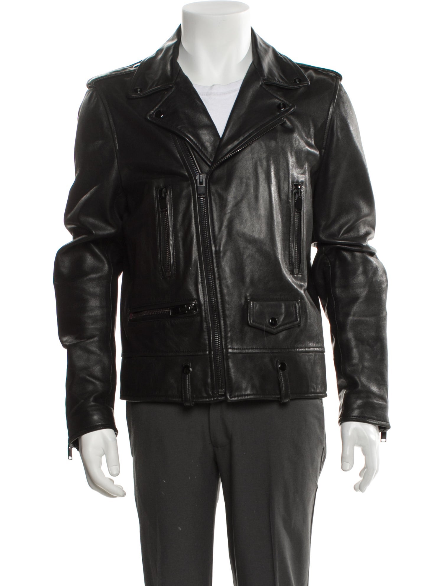 L'Assemblage Du Cuir Leather Moto Jacket