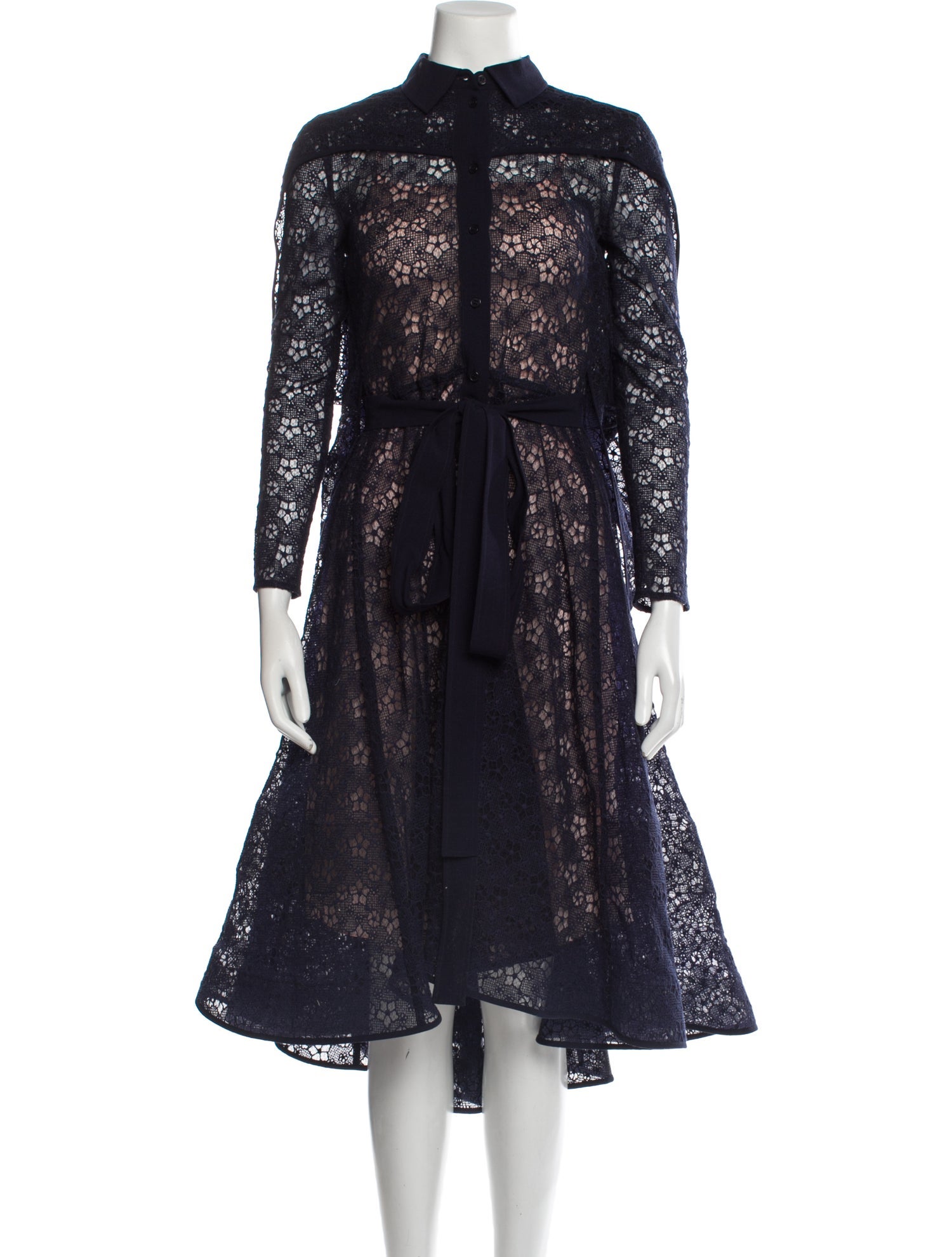 Lena Lumelsky Lace Pattern Midi Length Dress w/ Tags