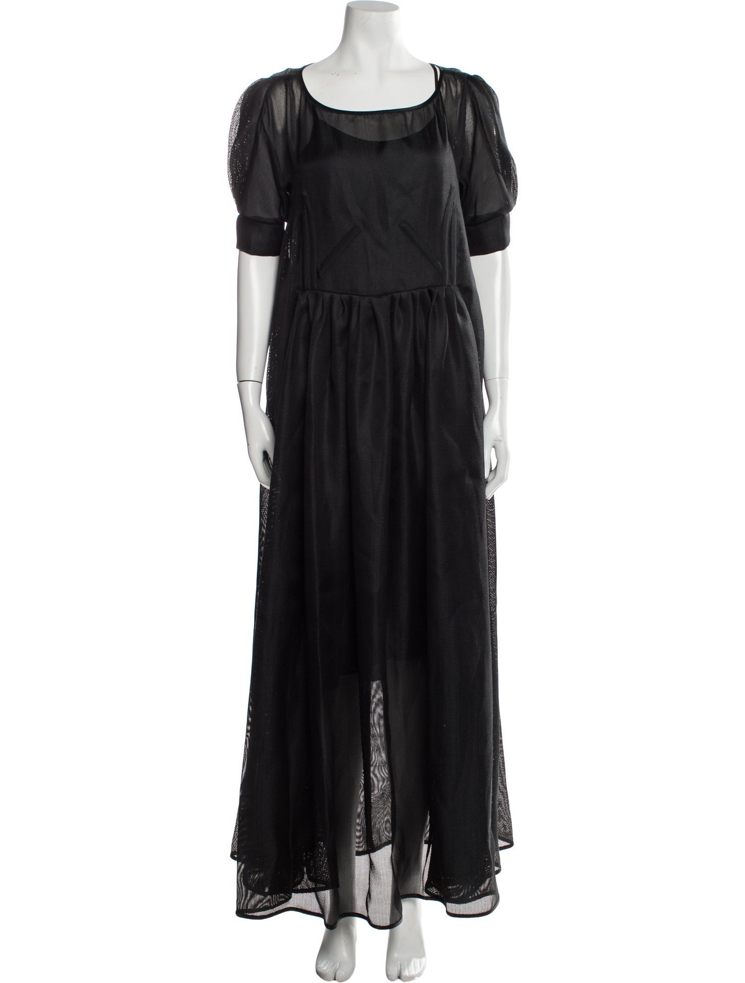 Lena Lumelsky Scoop Neck Long Dress