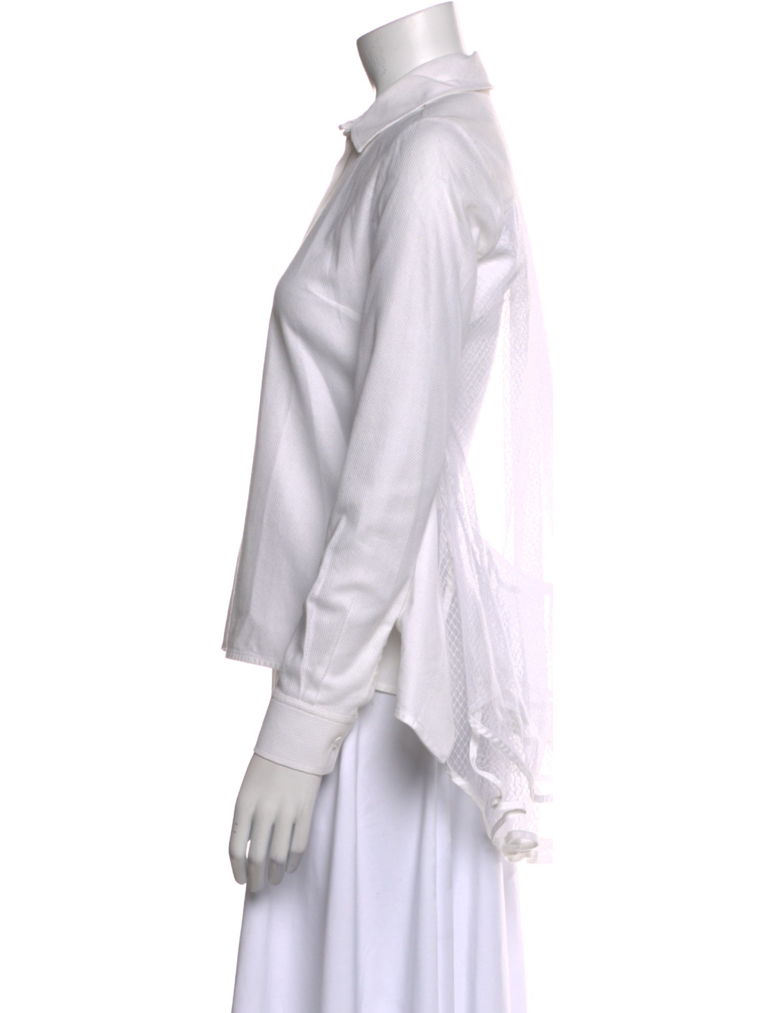 Lena Lumelsky Long Sleeve Button-Up Top