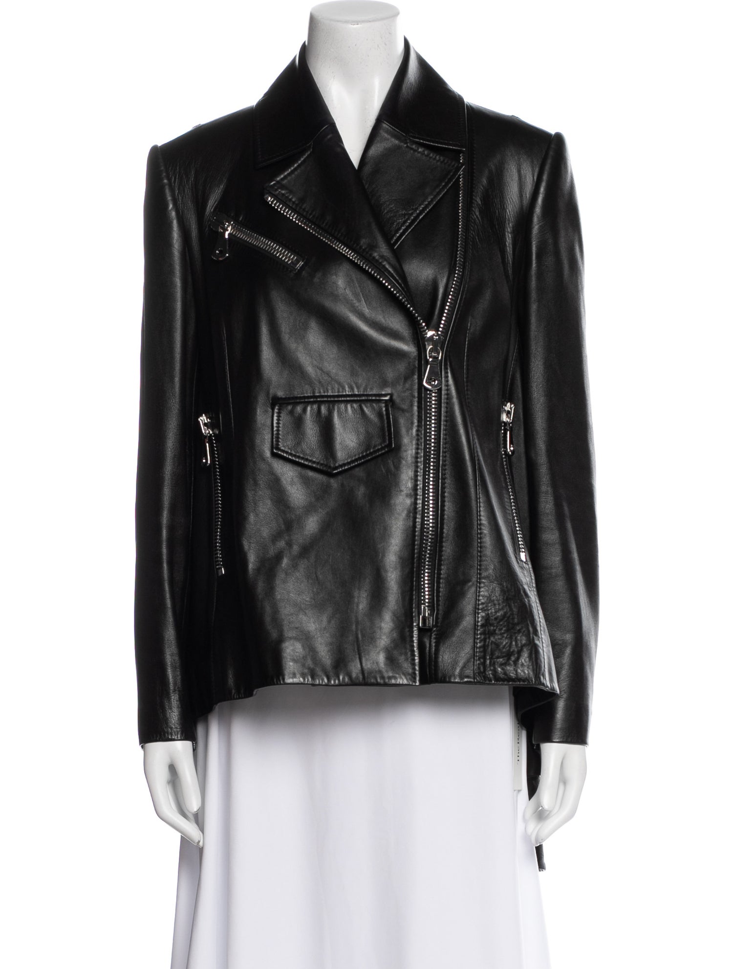 Lena Lumelsky Lamb Leather Biker Jacket
