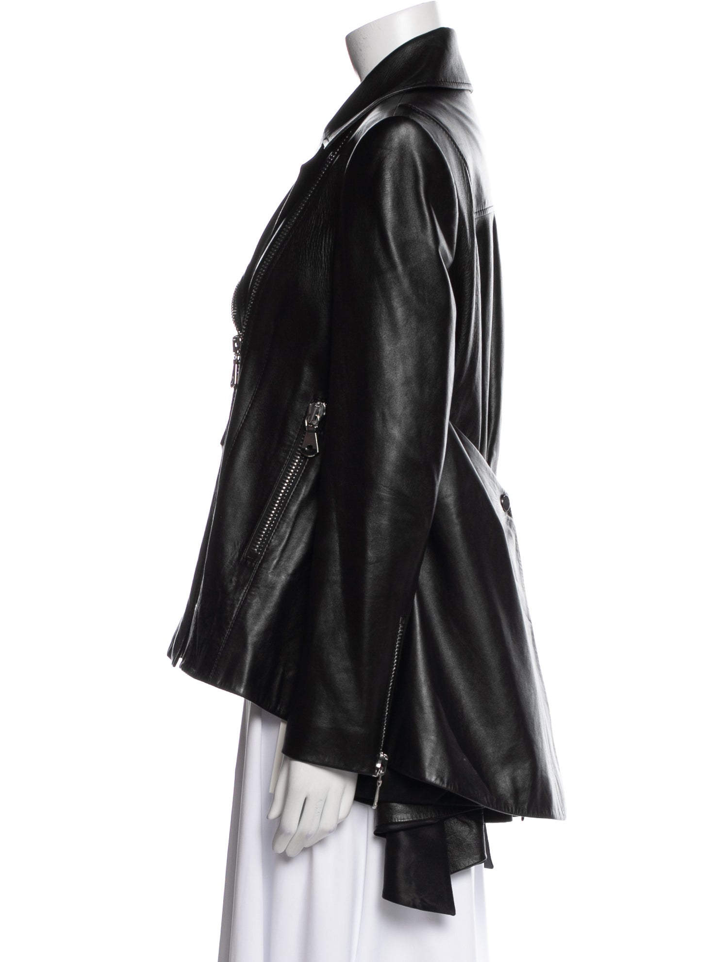 Lena Lumelsky Lamb Leather Biker Jacket