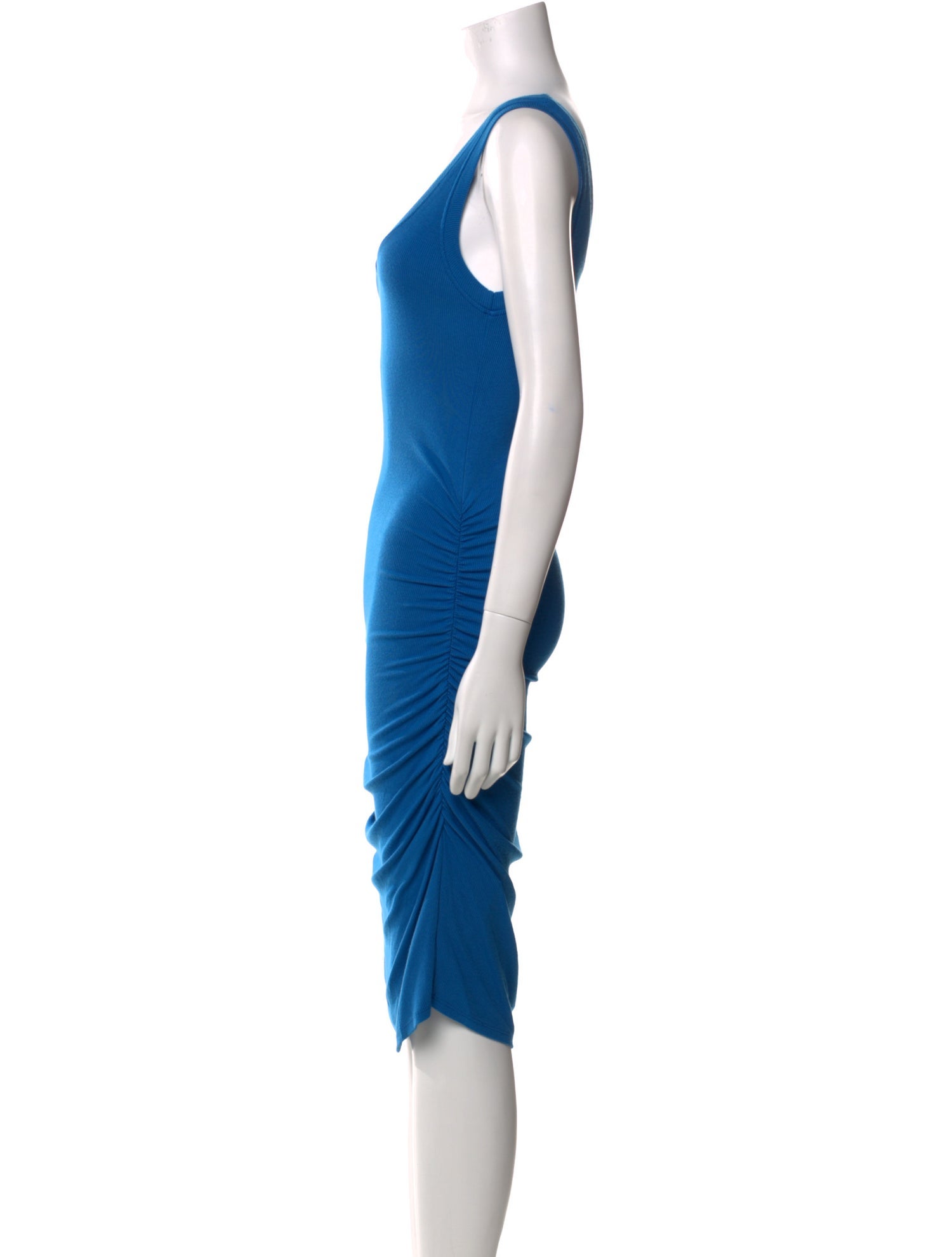 La Made Scoop Neck Midi Length Dress