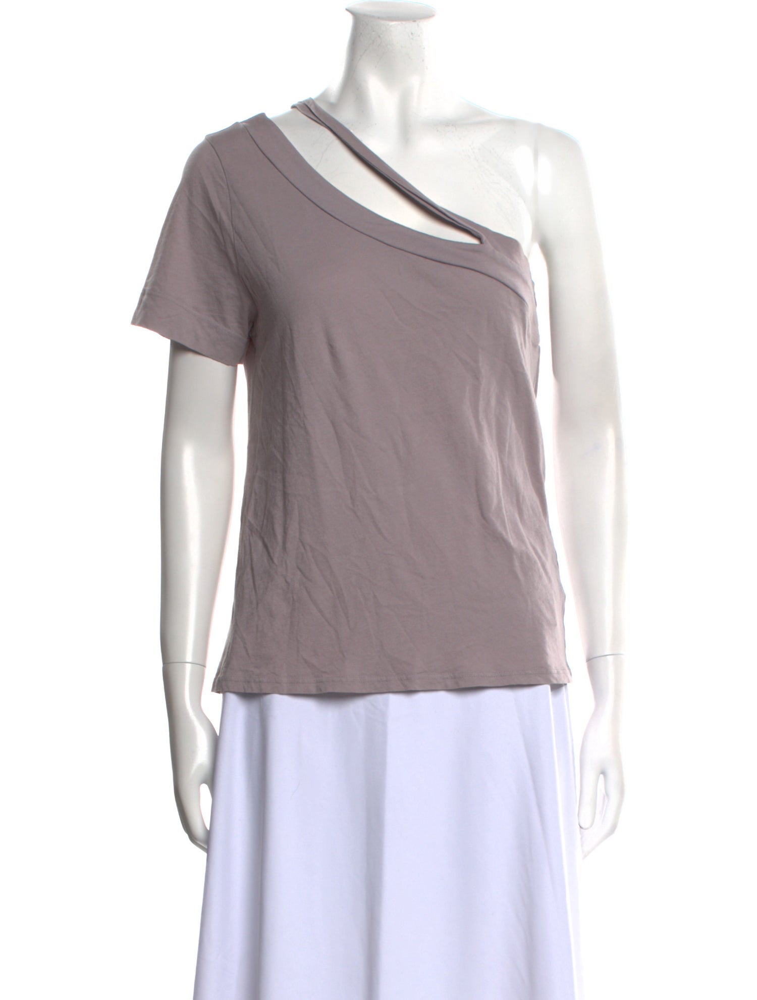 La Made Cowl Neck Short Sleeve Top