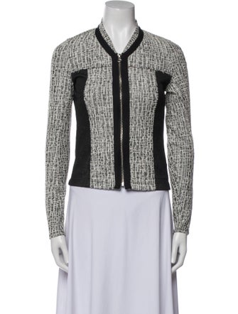 La Made Tweed Pattern Evening Jacket