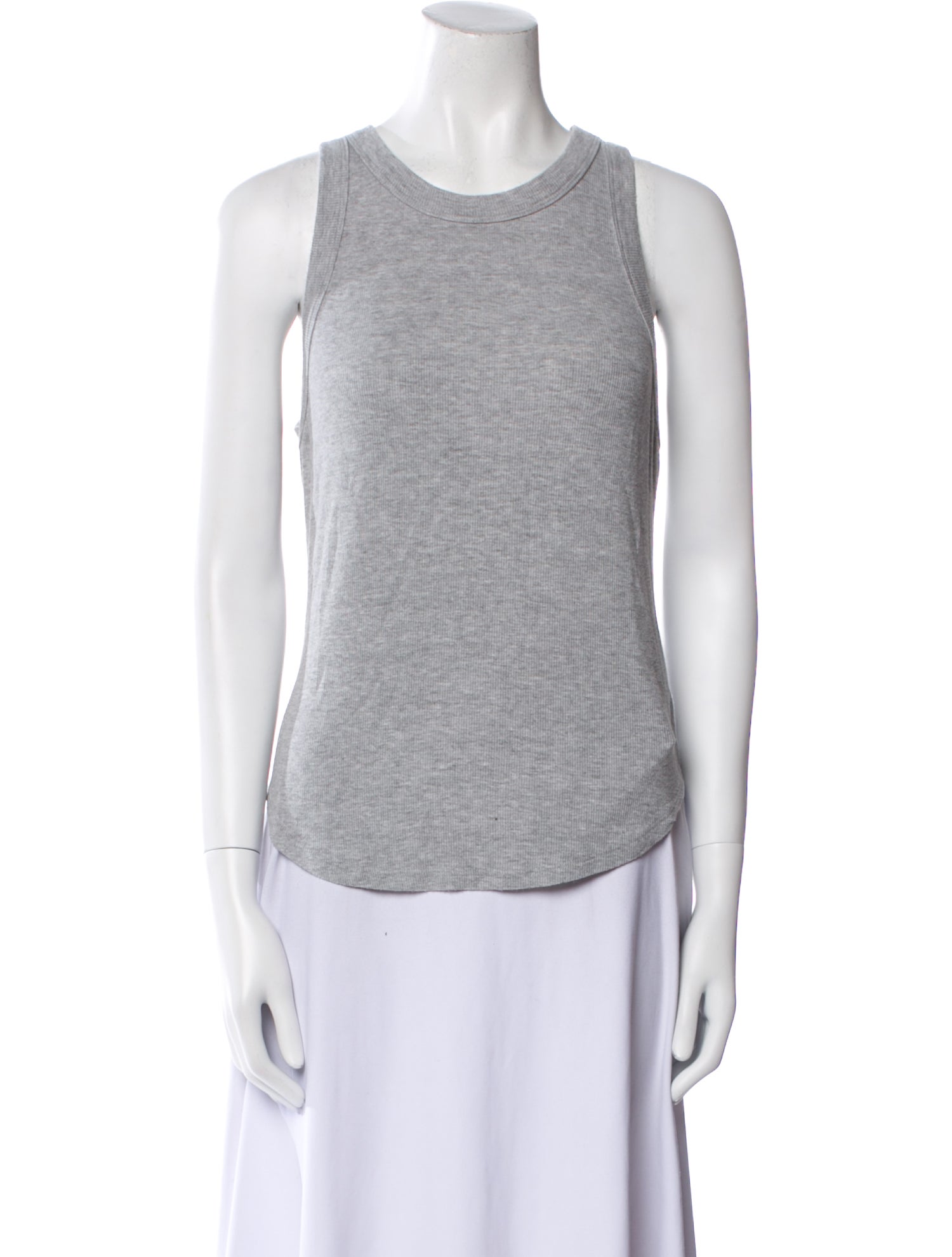 La Made Crew Neck Sleeveless Top