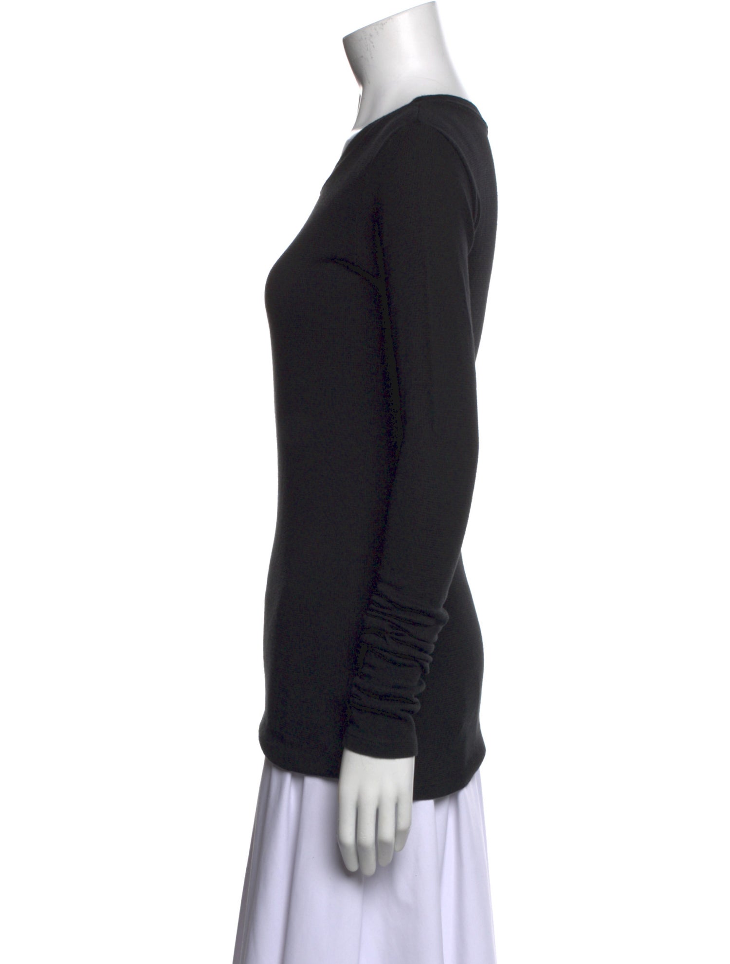 La Made Scoop Neck Long Sleeve Top