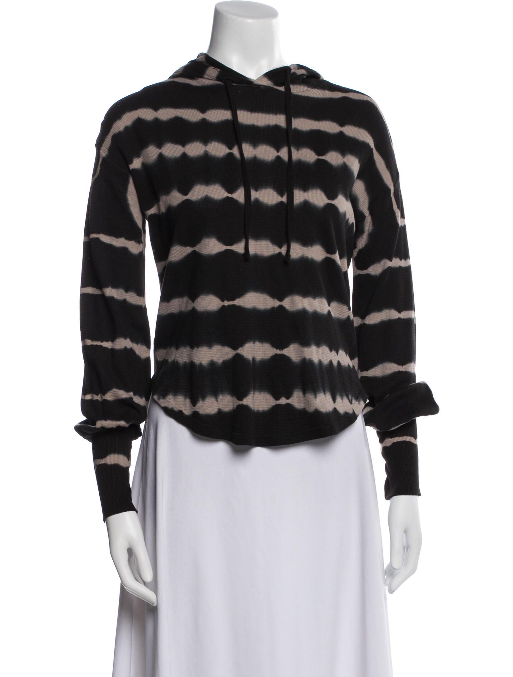 La Made Tie-Dye Print Tie Neck Sweatshirt w/ Tags