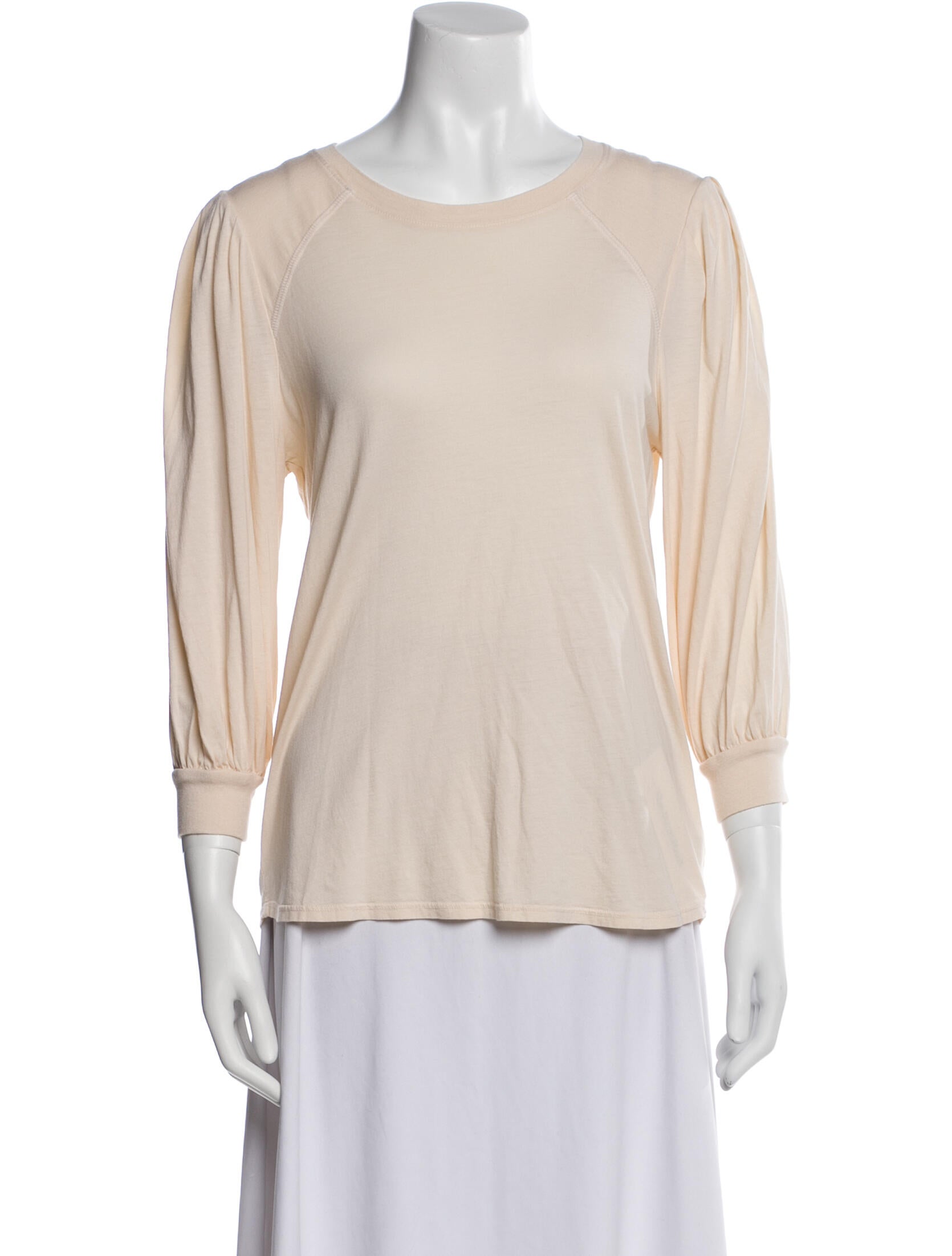 La Made Scoop Neck Three-Quarter Sleeve T-Shirt w/ Tags