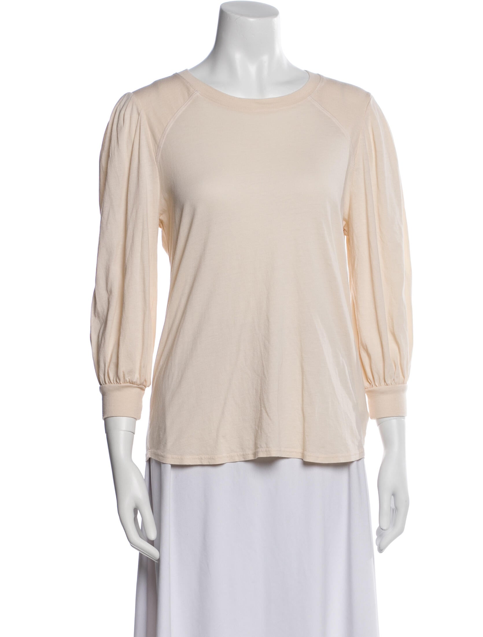 La Made Bateau Neckline Three-Quarter Sleeve T-Shirt w/ Tags