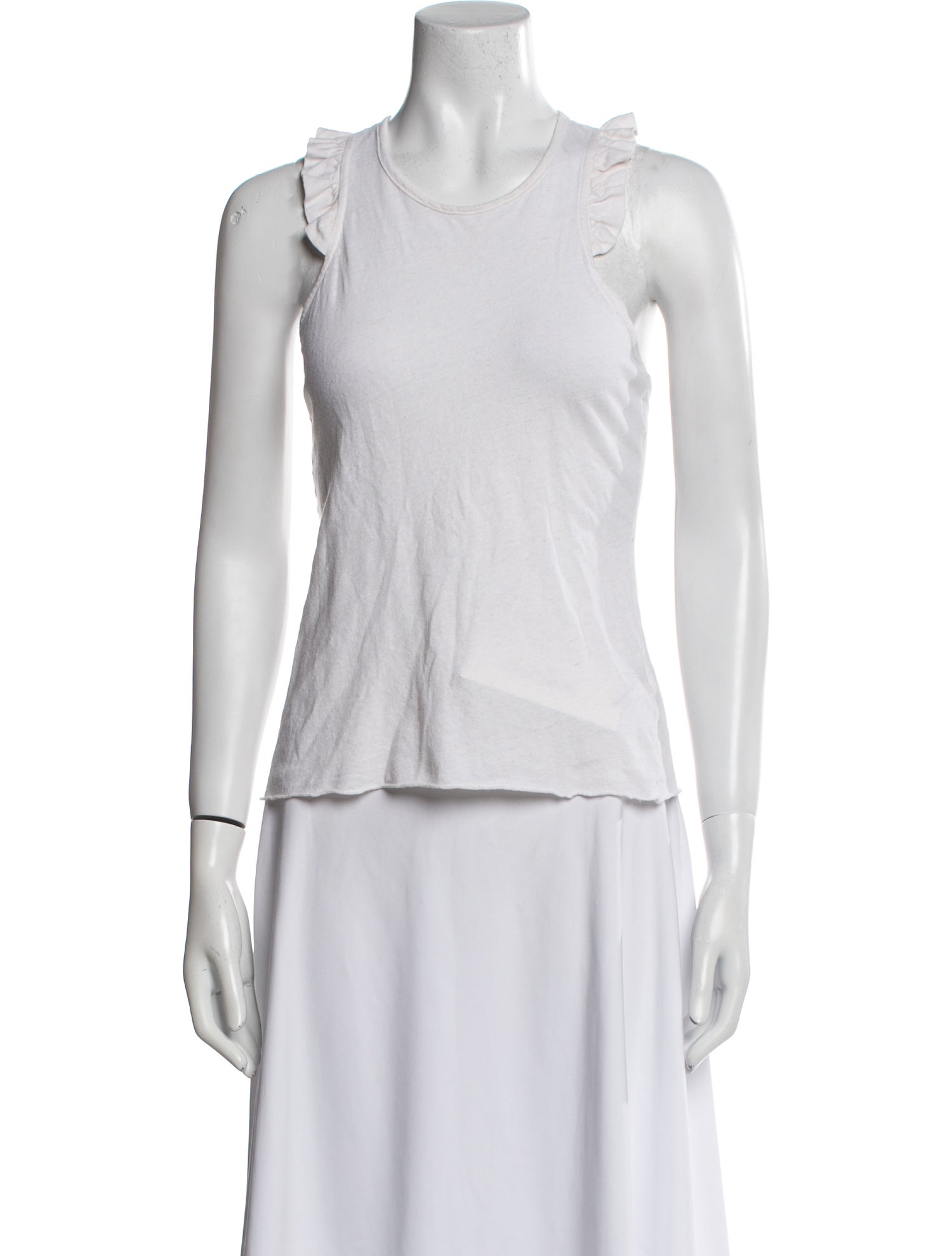 La Made Crew Neck Sleeveless Top