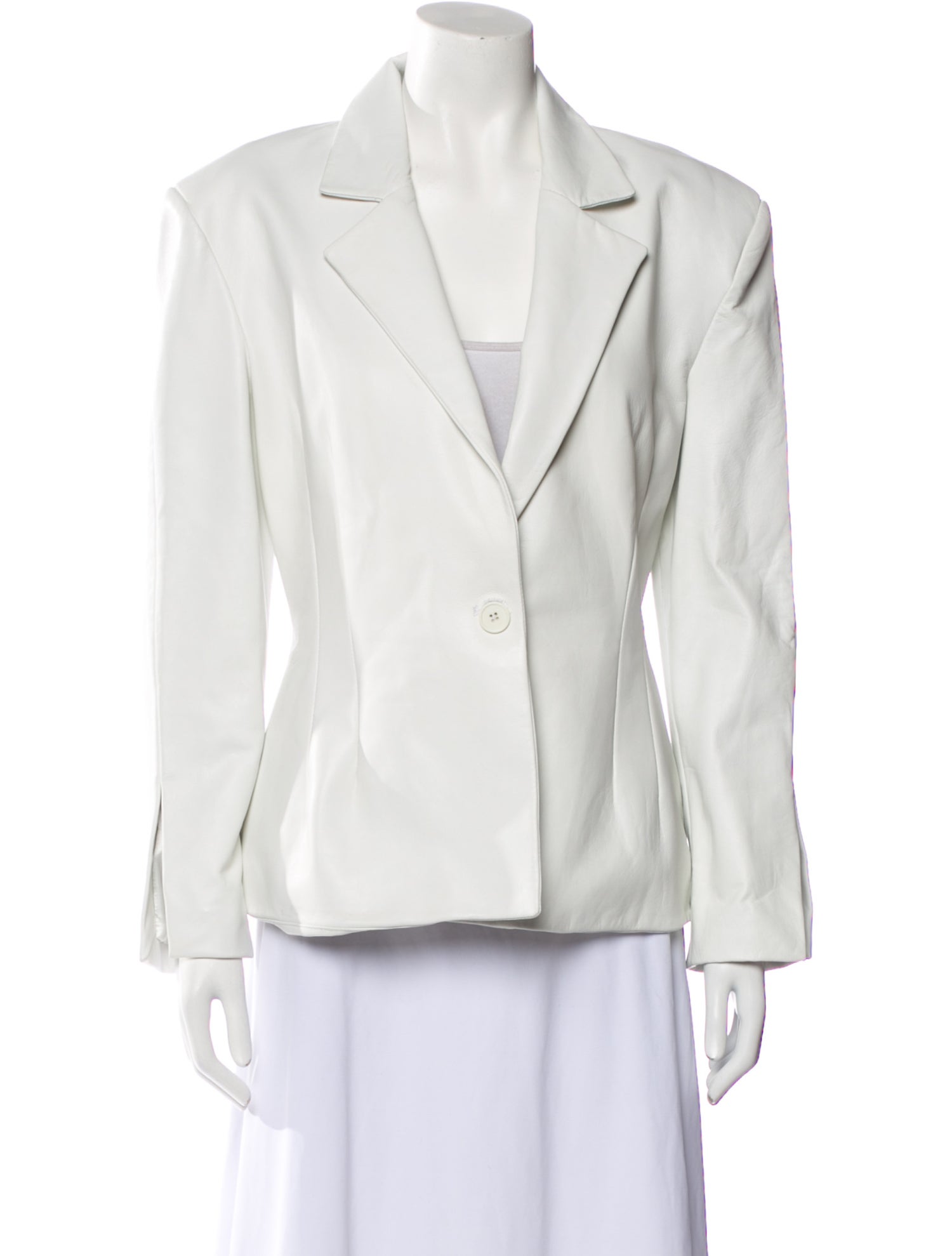 La Marque Furs Leather Blazer