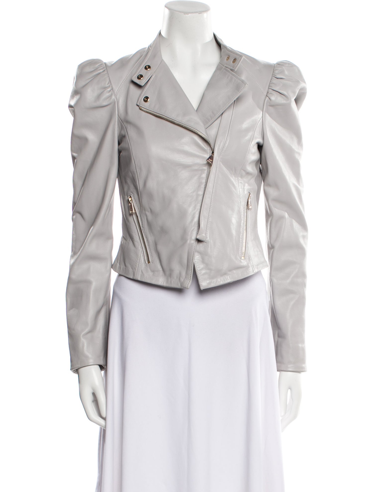 La Marque Furs Leather Biker Jacket