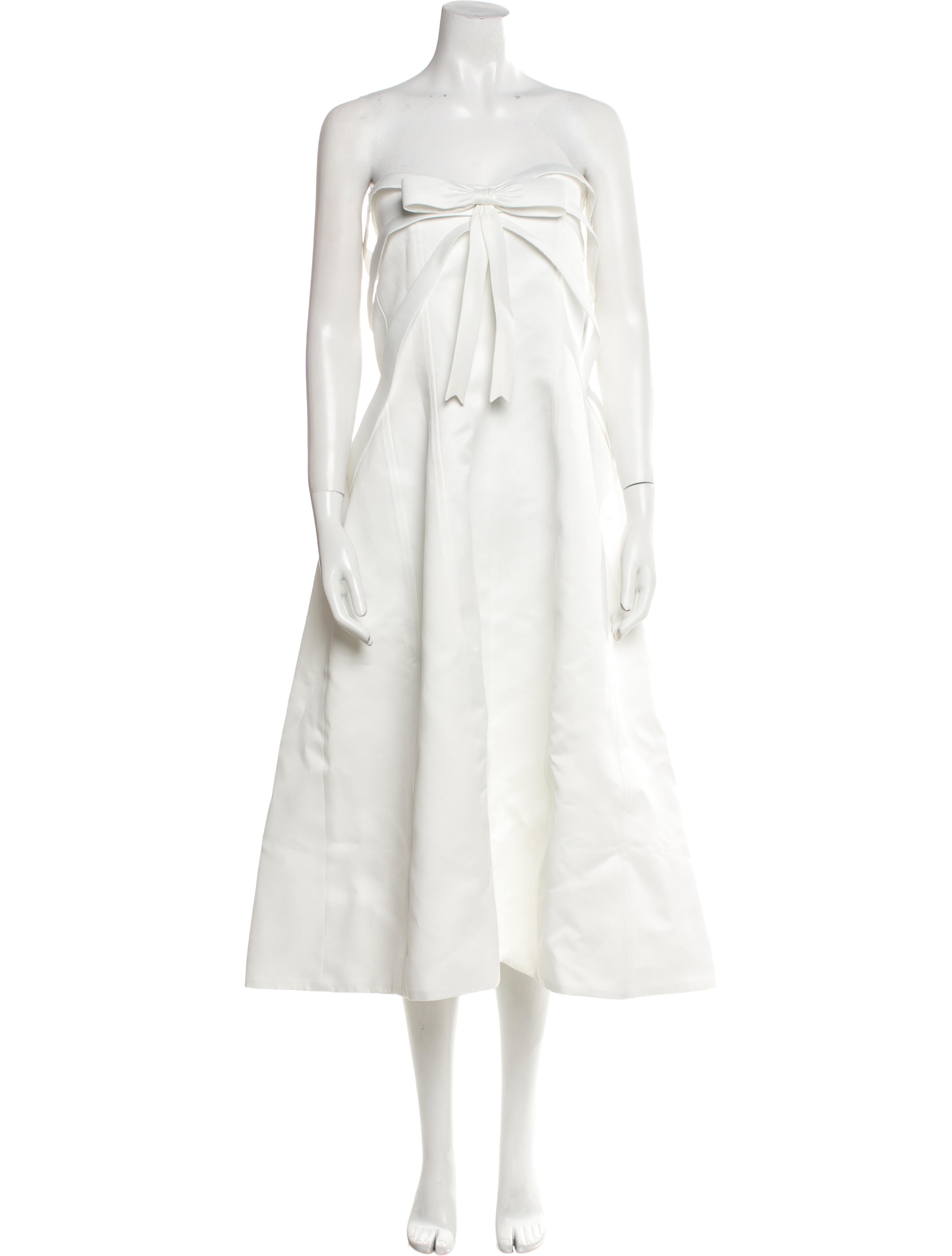 Lirika Matoshi V-Neck Knee-Length Dress