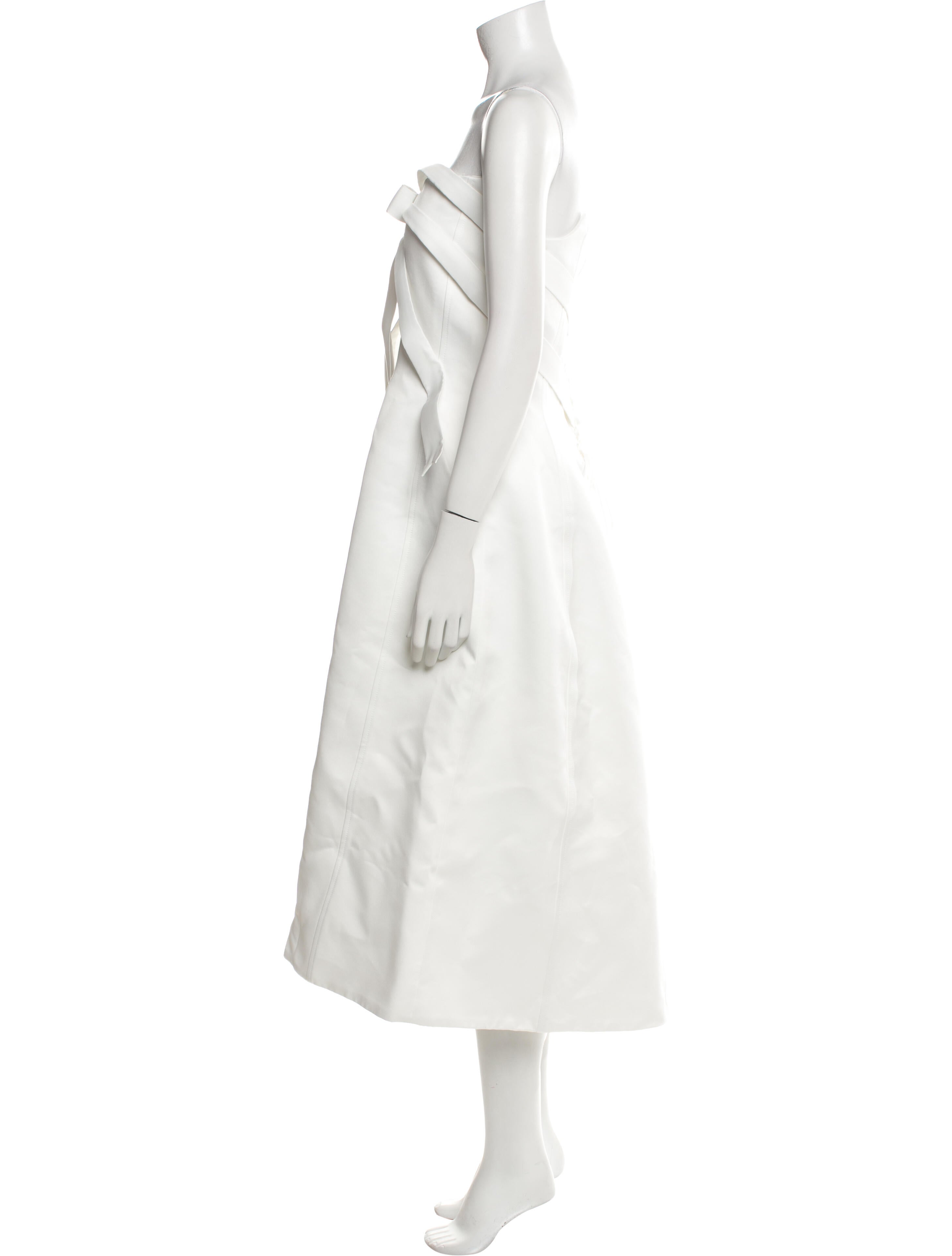 Lirika Matoshi V-Neck Knee-Length Dress