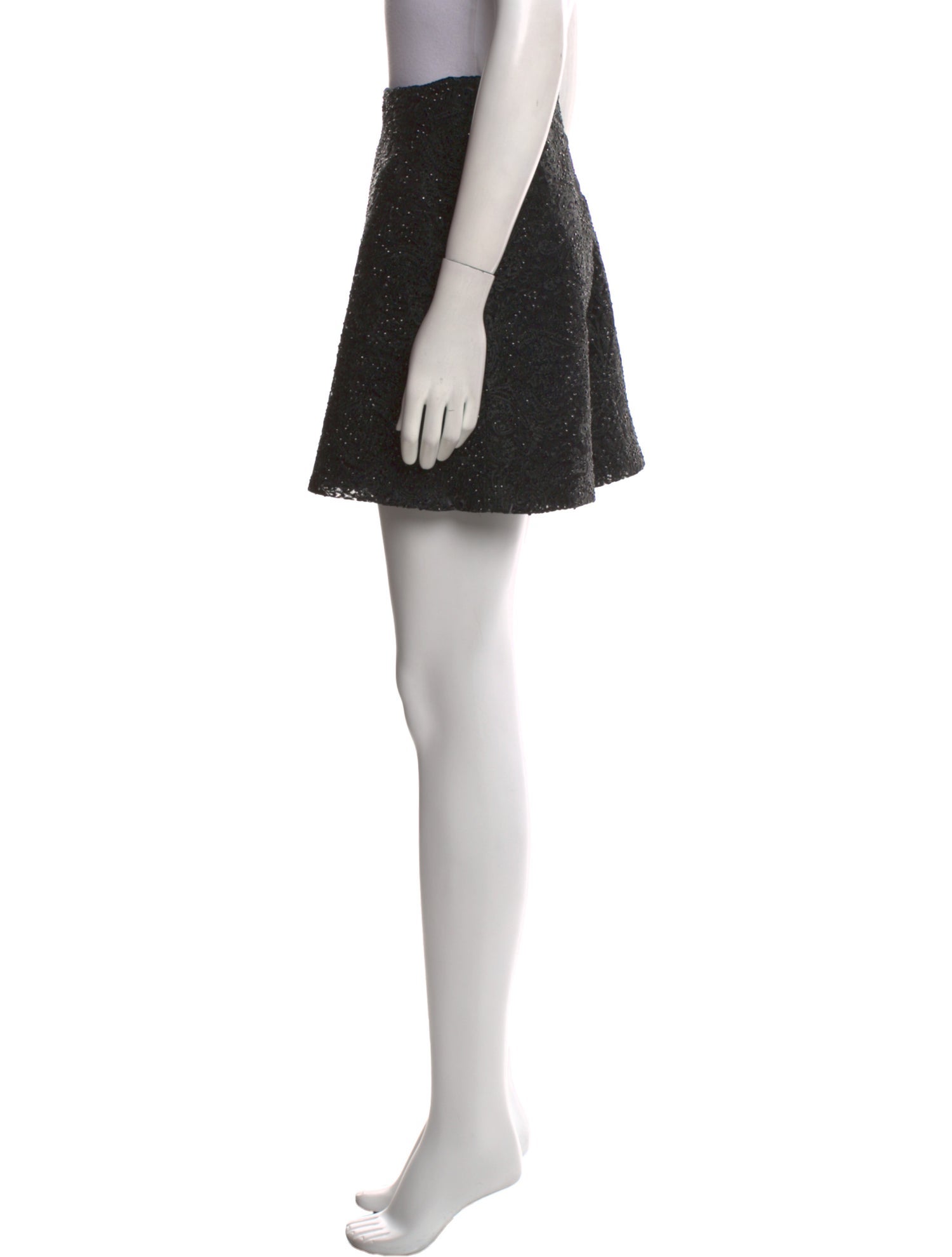 Lirika Matoshi Crystal Embellishments Mini Skirt