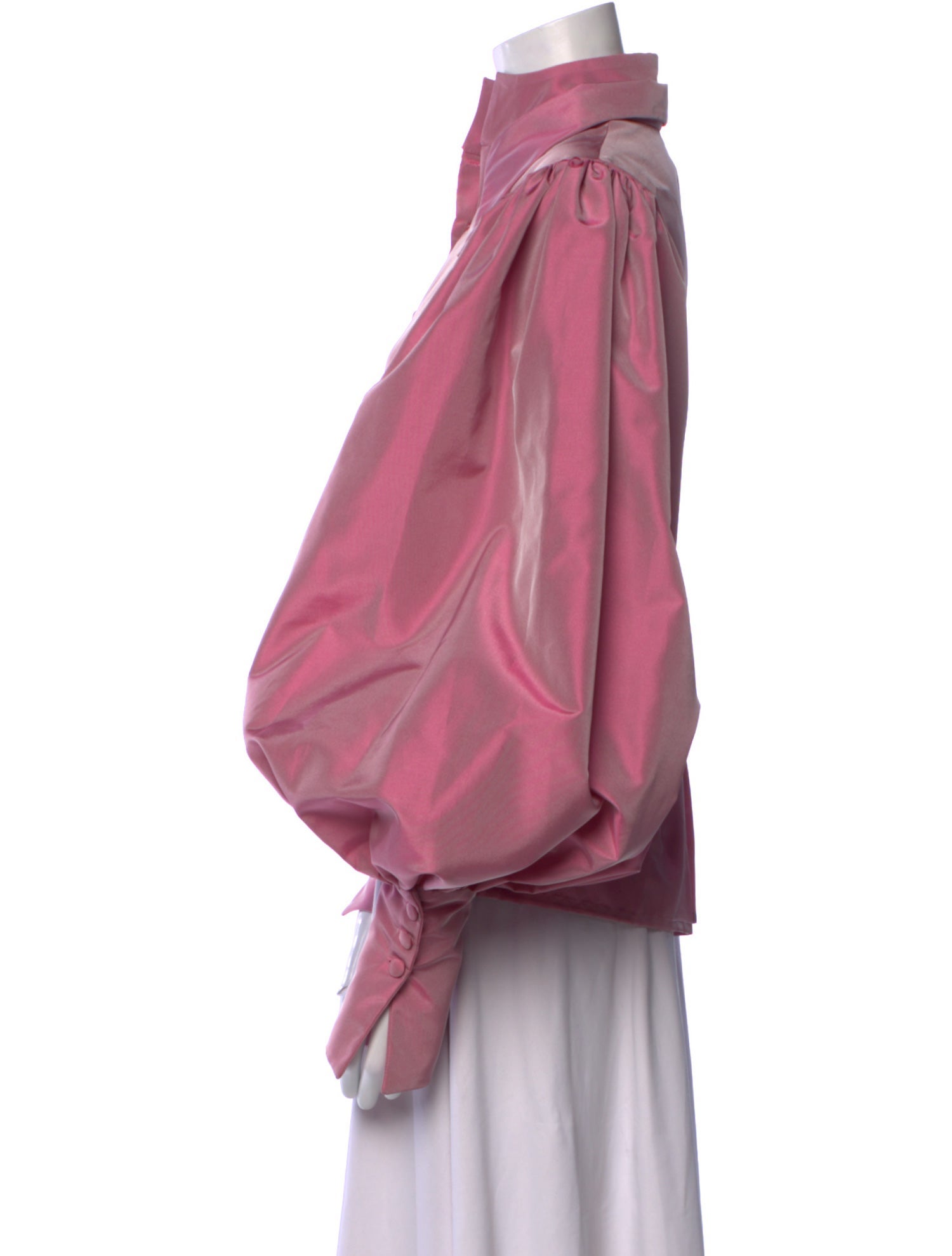 Lirika Matoshi Mock Neck Long Sleeve Blouse