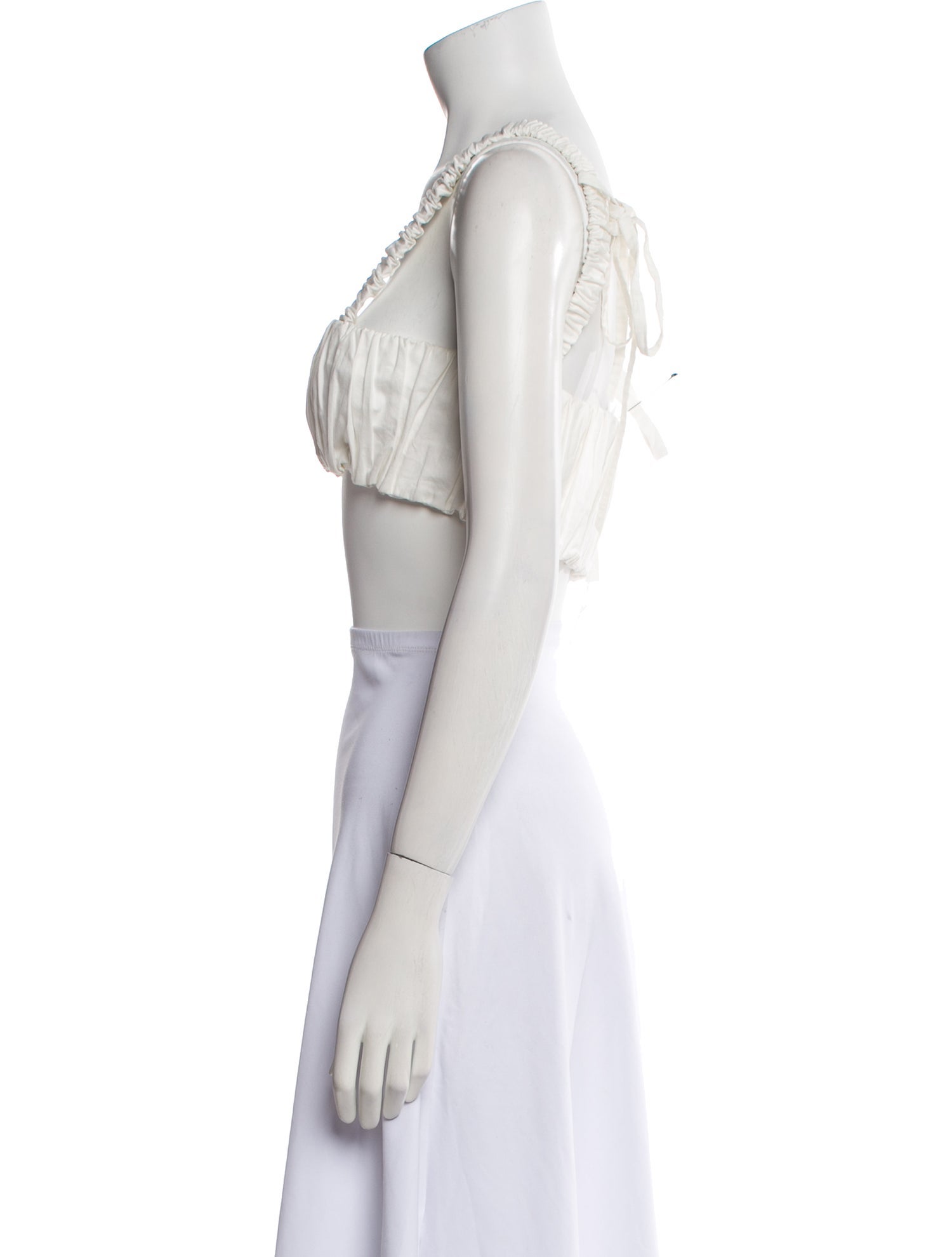 Lirika Matoshi Square Neckline Sleeveless Crop Top