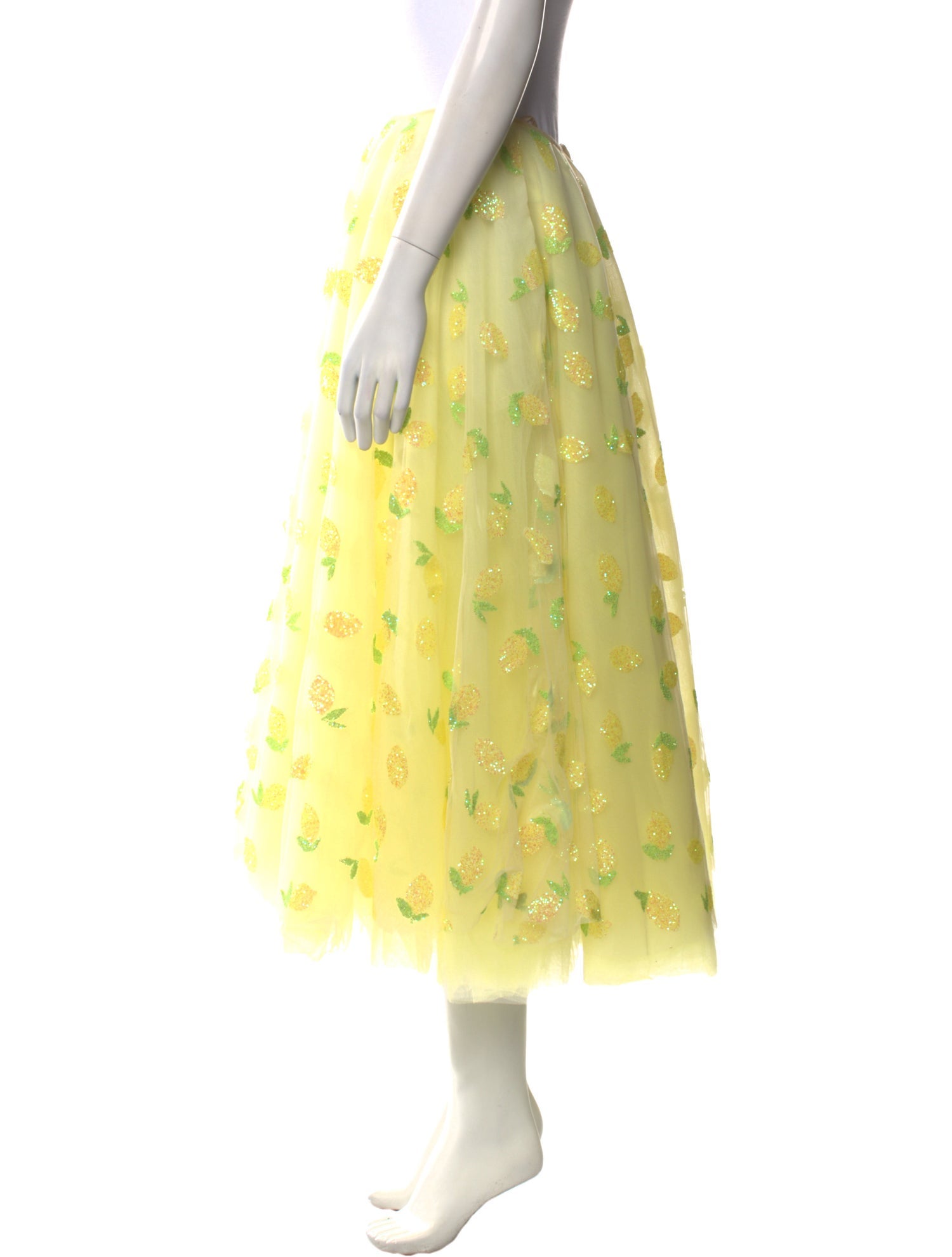 Lirika Matoshi Floral Print Midi Length Skirt