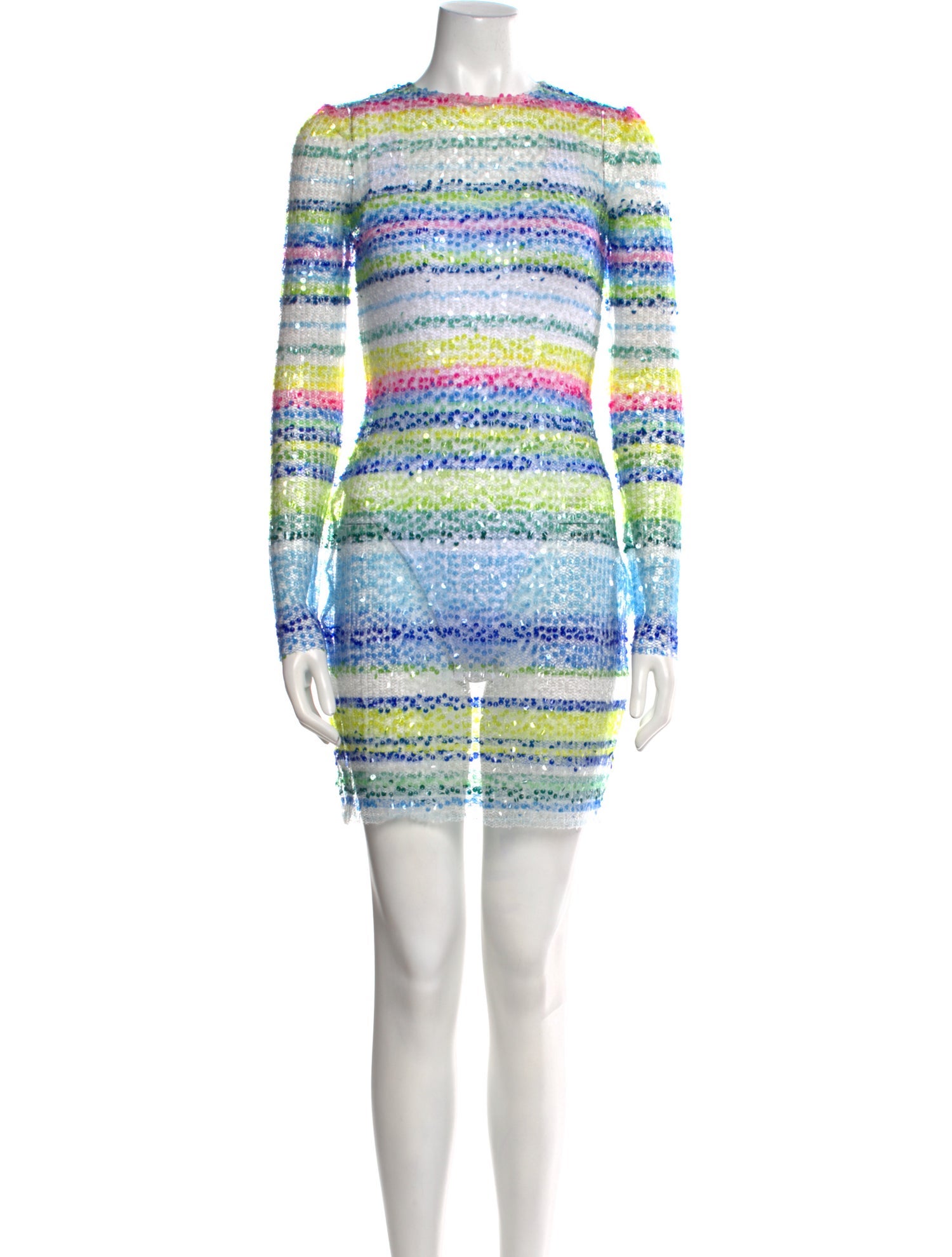 Lirika Matoshi Striped Mini Dress