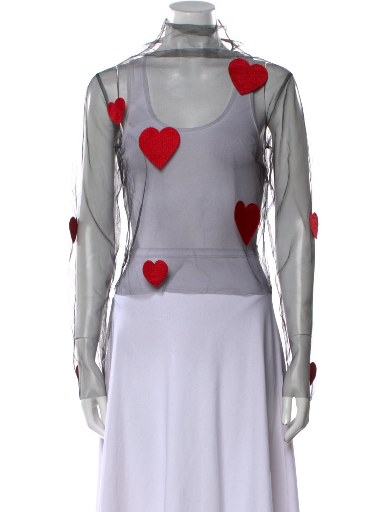 Lirika Matoshi Printed Turtleneck Crop Top