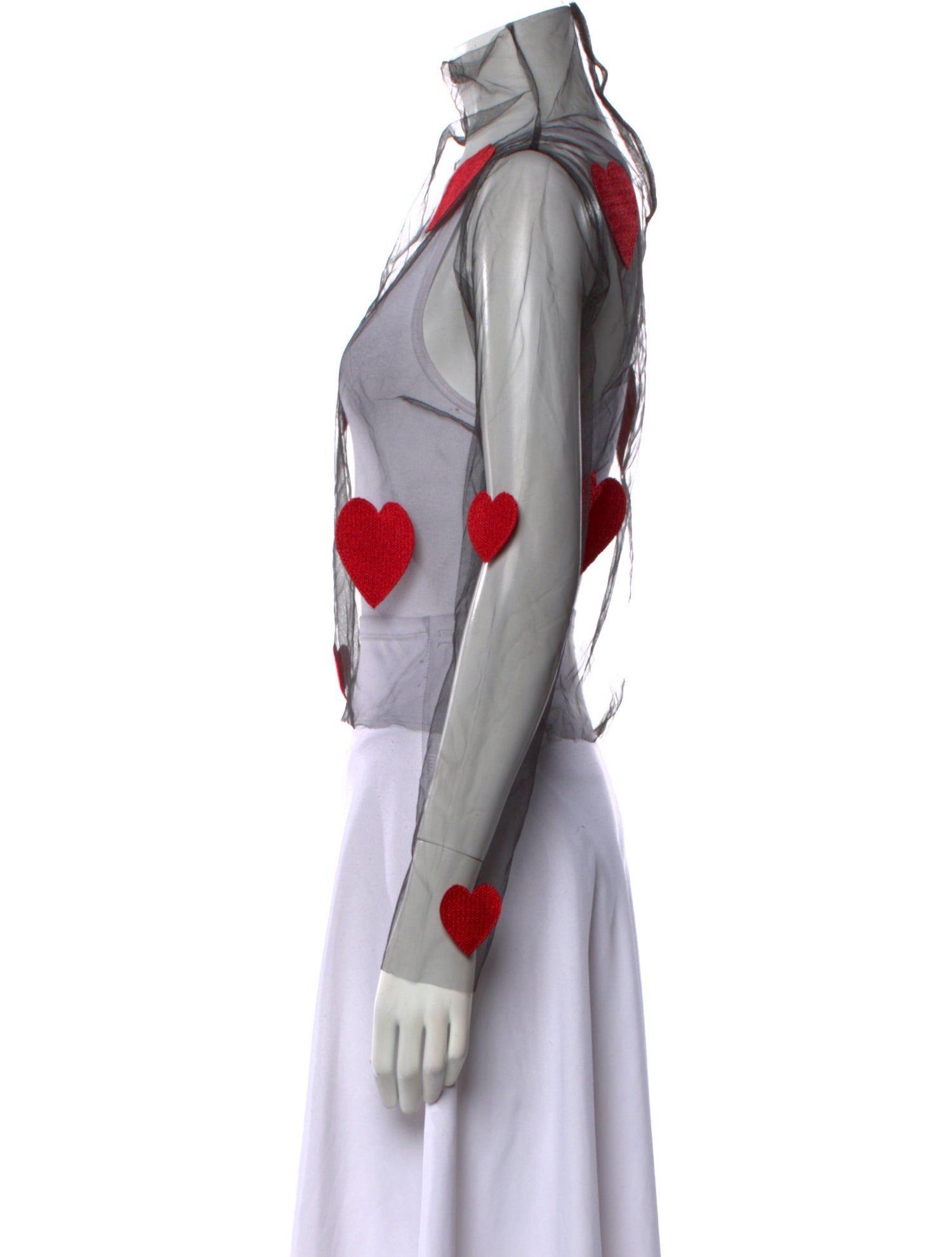 Lirika Matoshi Printed Turtleneck Crop Top