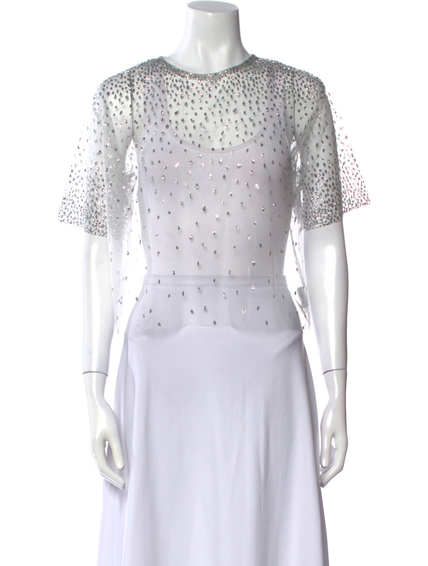 Lirika Matoshi Crew Neck Short Sleeve Crop Top