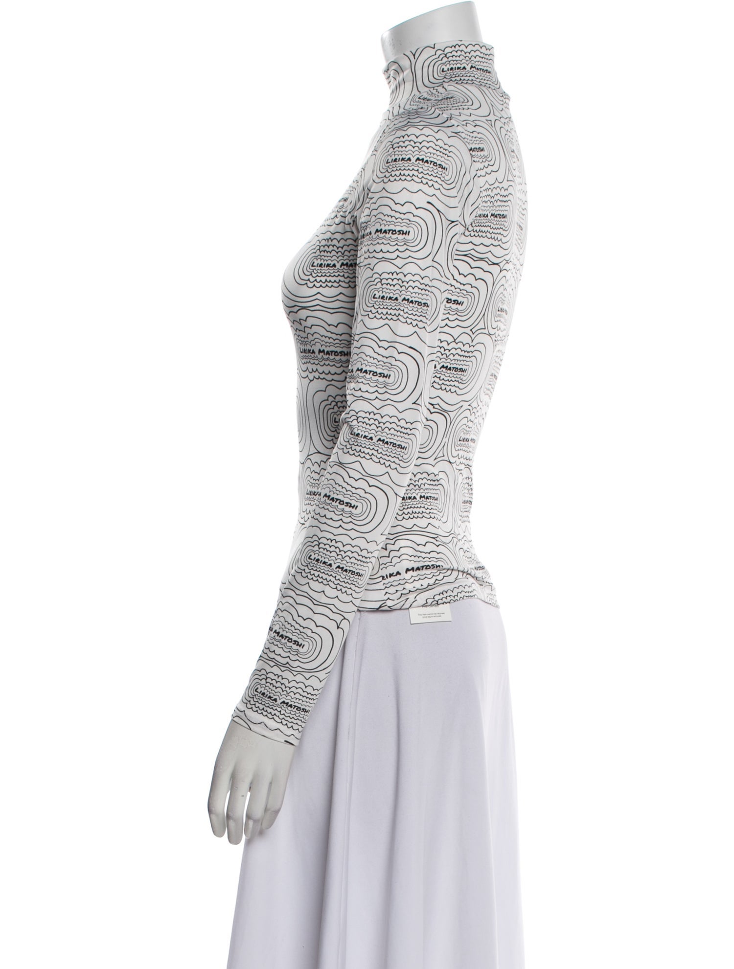 Lirika Matoshi Printed Turtleneck Top