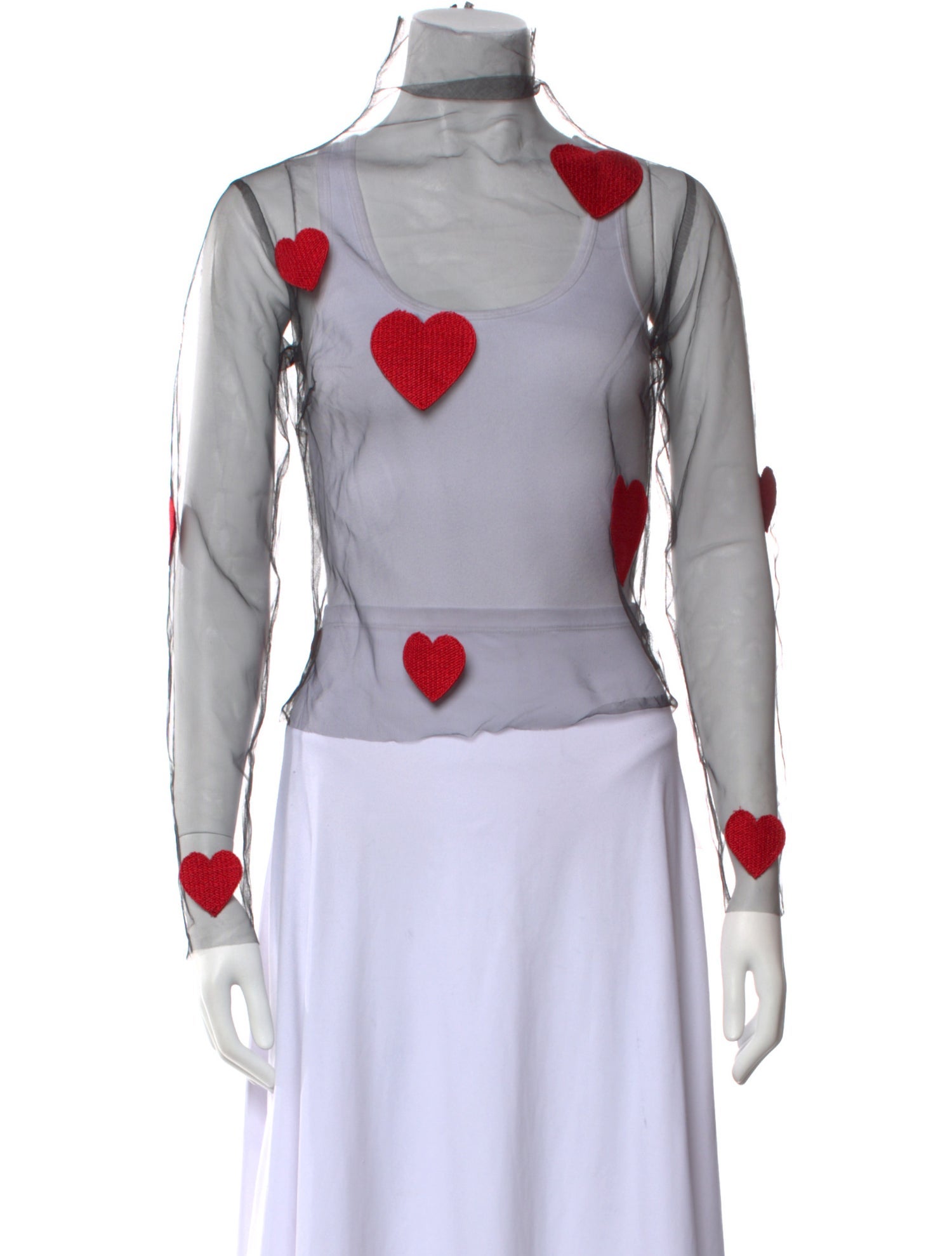 Lirika Matoshi Printed Turtleneck Crop Top