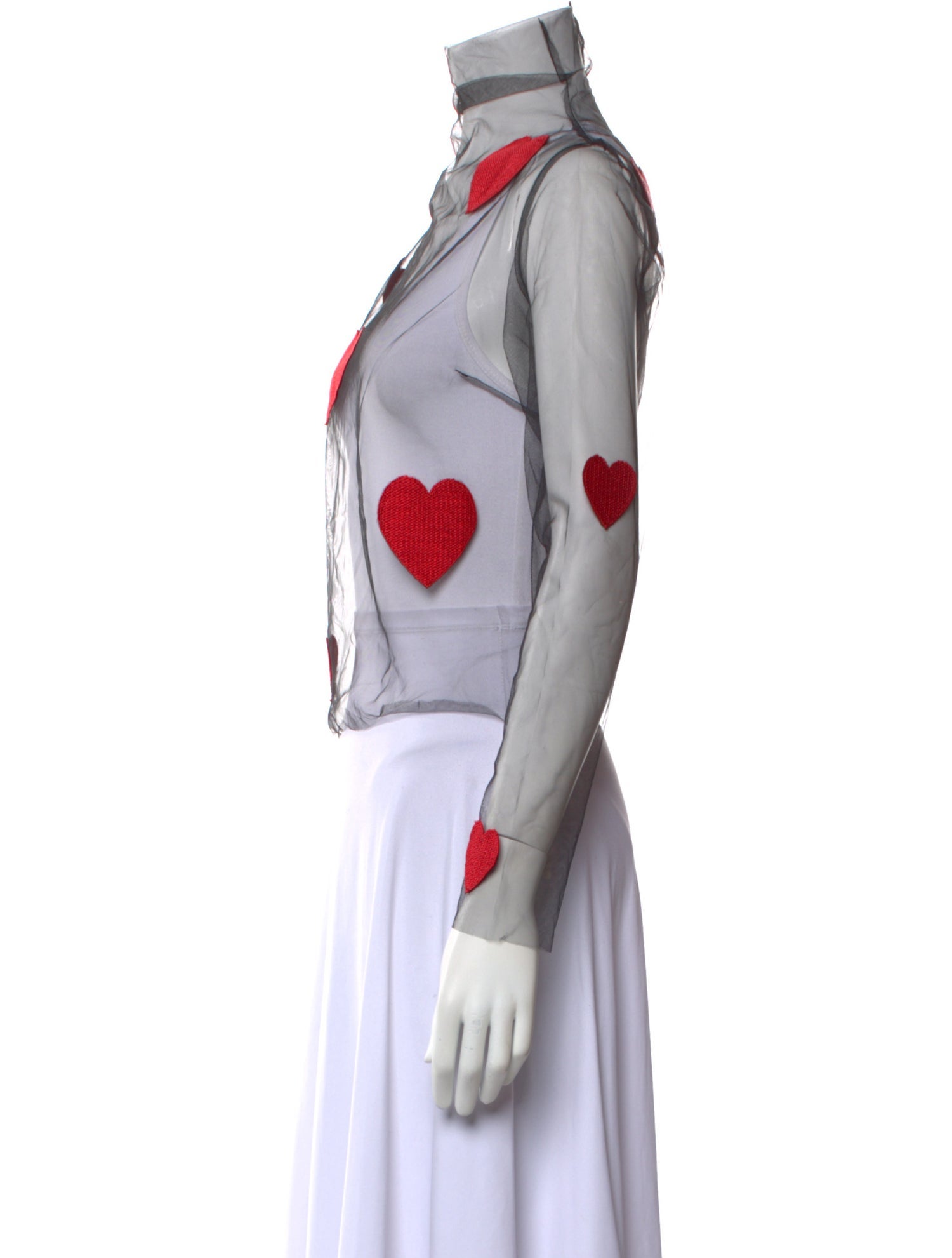 Lirika Matoshi Printed Turtleneck Crop Top