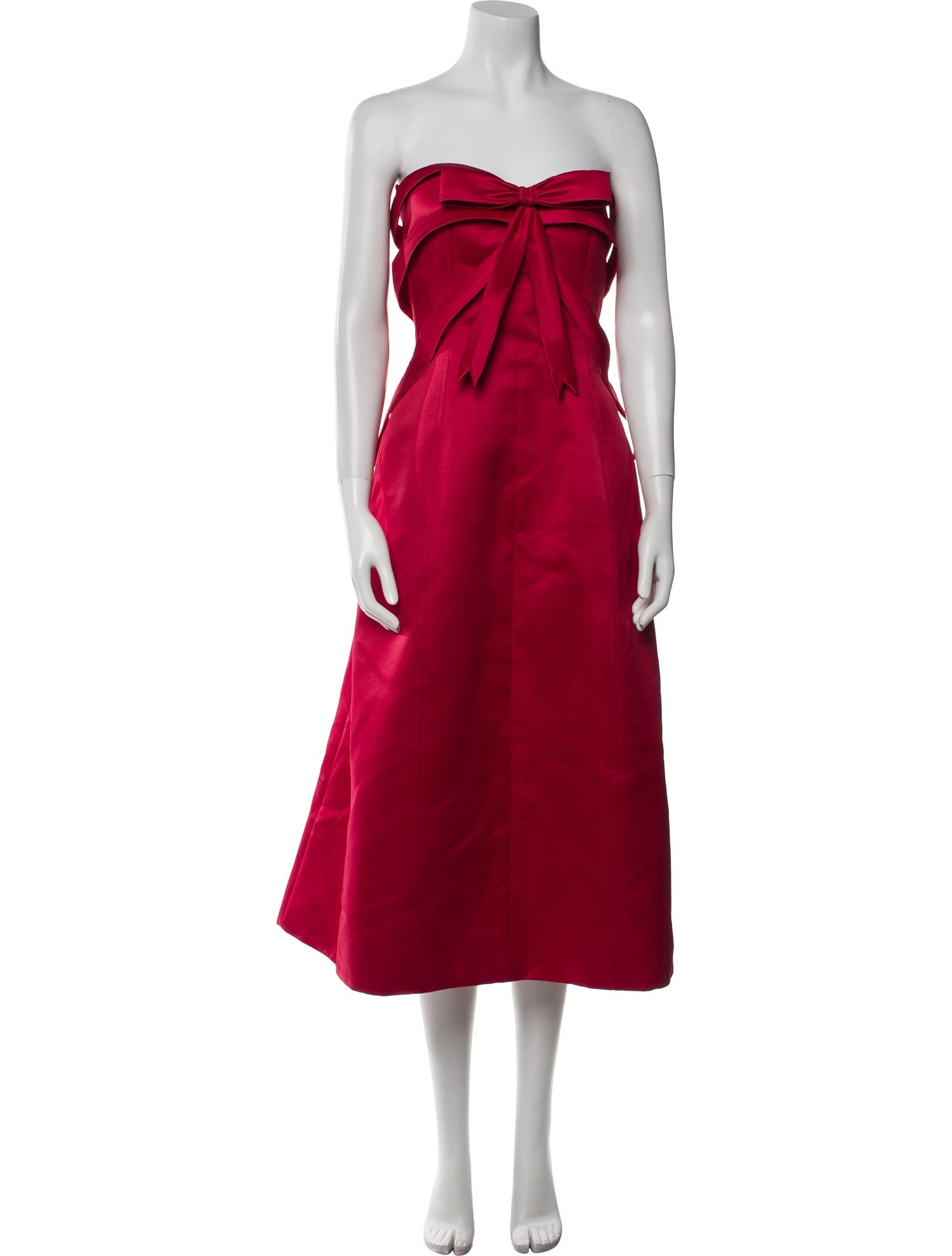 Lirika Matoshi Strapless Midi Length Dress