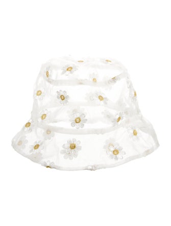 Lirika Matoshi Embroidered Mesh Bucket Bag