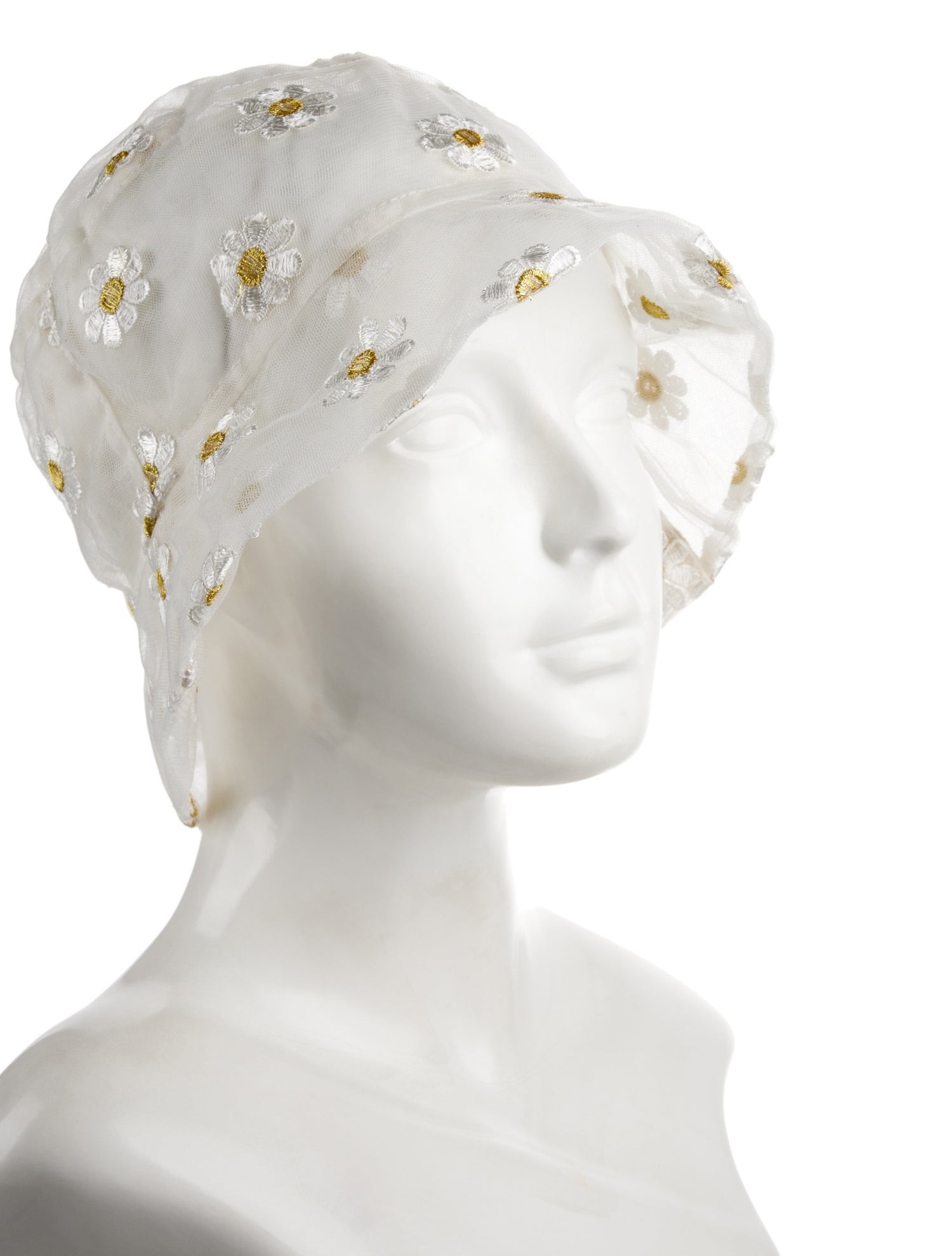 Lirika Matoshi Embroidered Mesh Bucket Bag