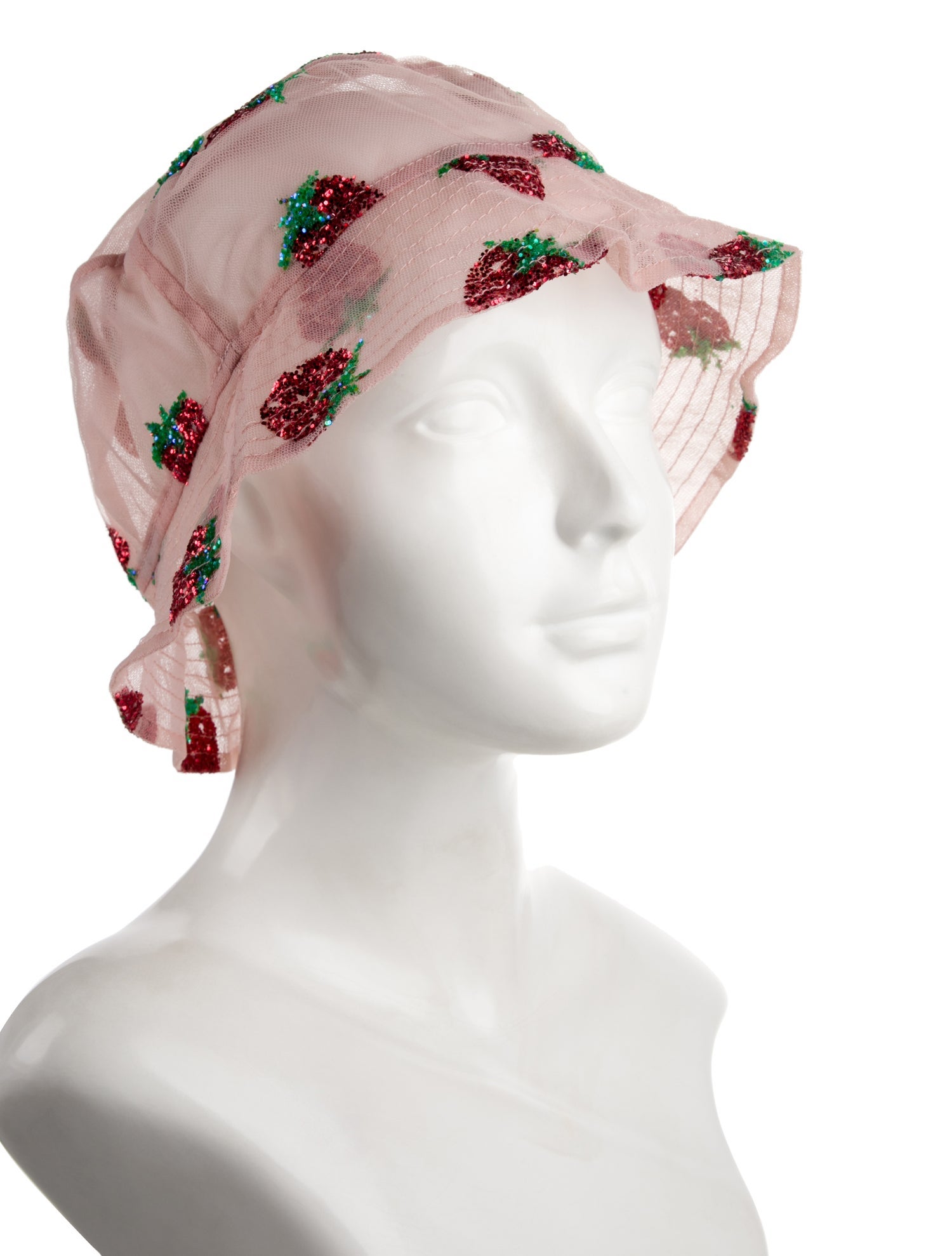 Lirika Matoshi Embellished Mesh Bucket Hat