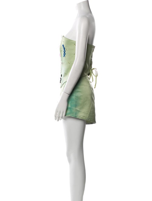 Lirika Matoshi Printed Embroidered Accent Skirt Set