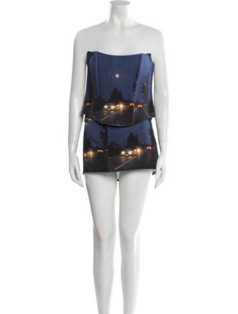 Lirika Matoshi Graphic Print Skirt Set