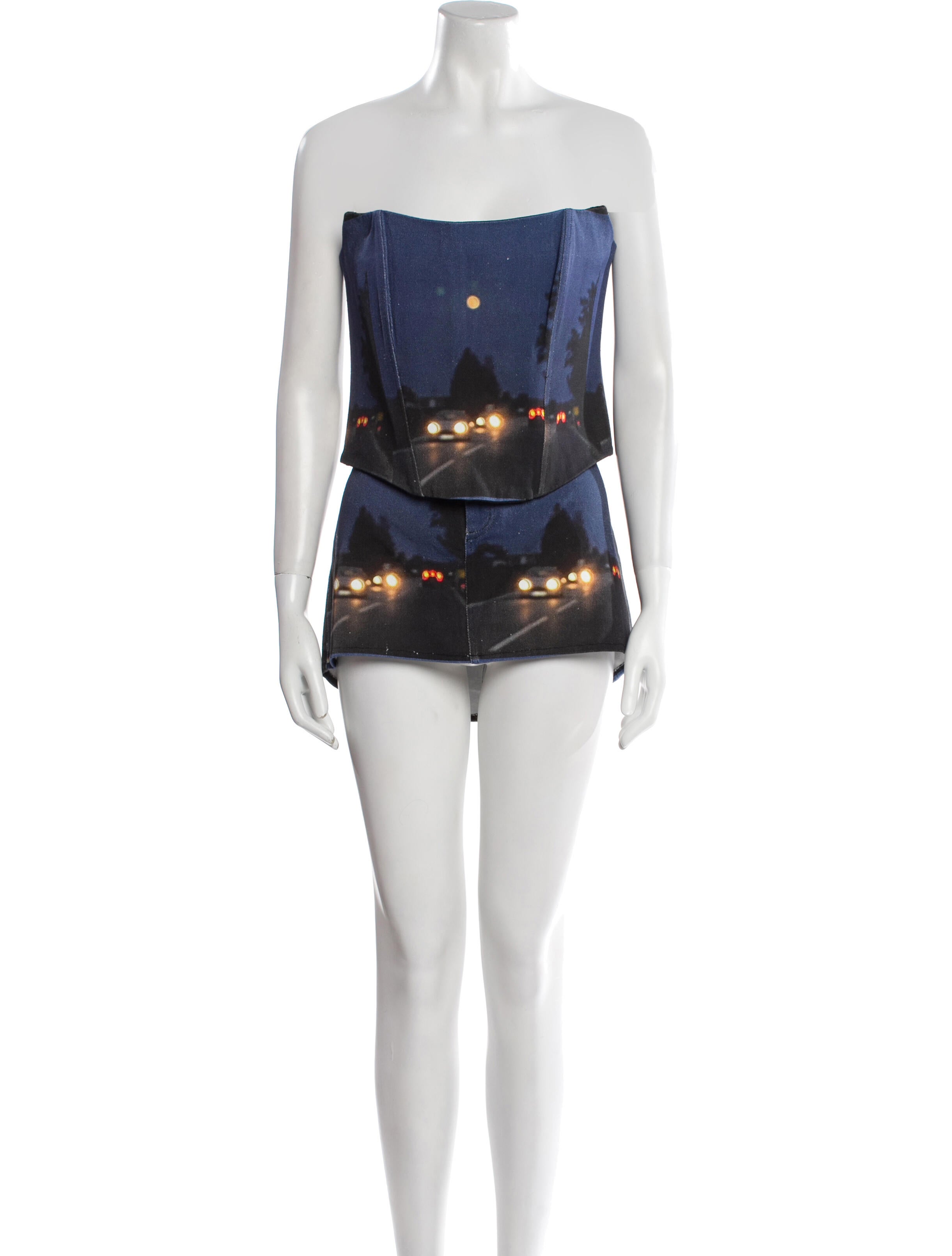 Lirika Matoshi Graphic Print Skirt Set w/ Tags