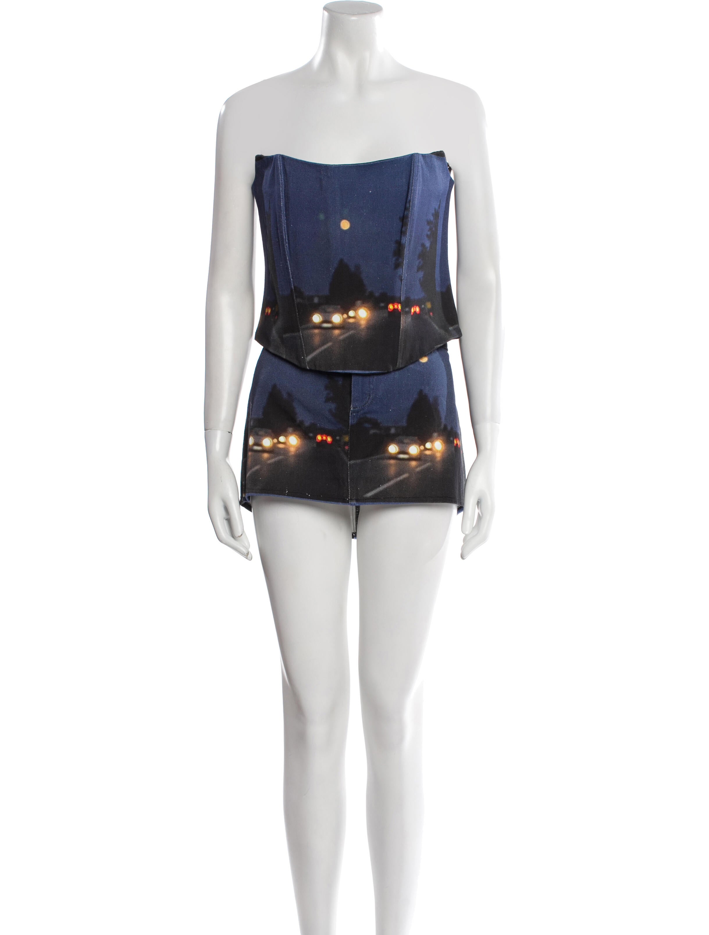 Lirika Matoshi Graphic Print Skirt Set w/ Tags