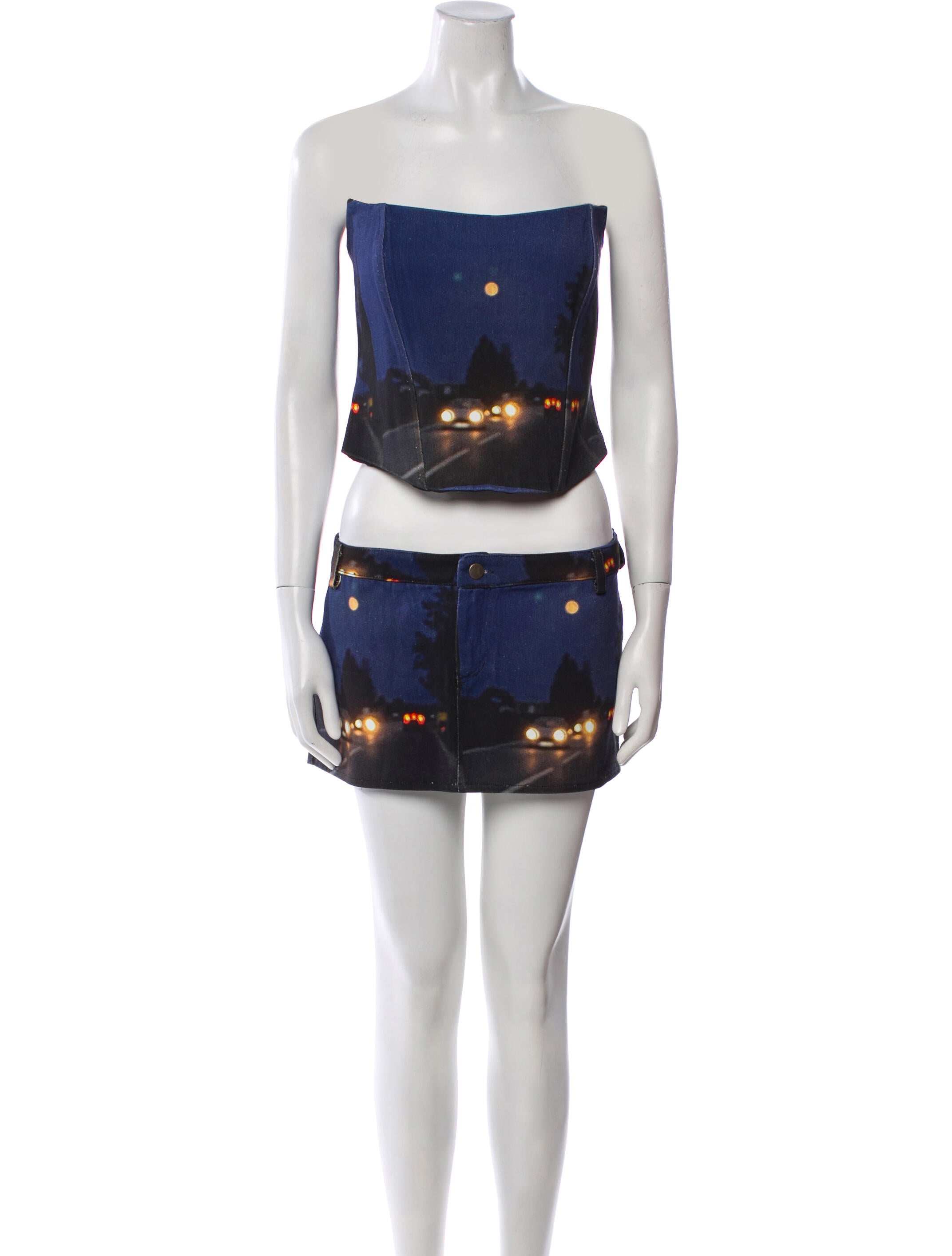 Lirika Matoshi Graphic Print Skirt Set