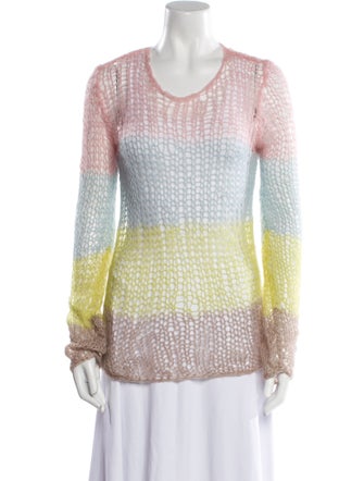 Lirika Matoshi Striped Scoop Neck Sweater