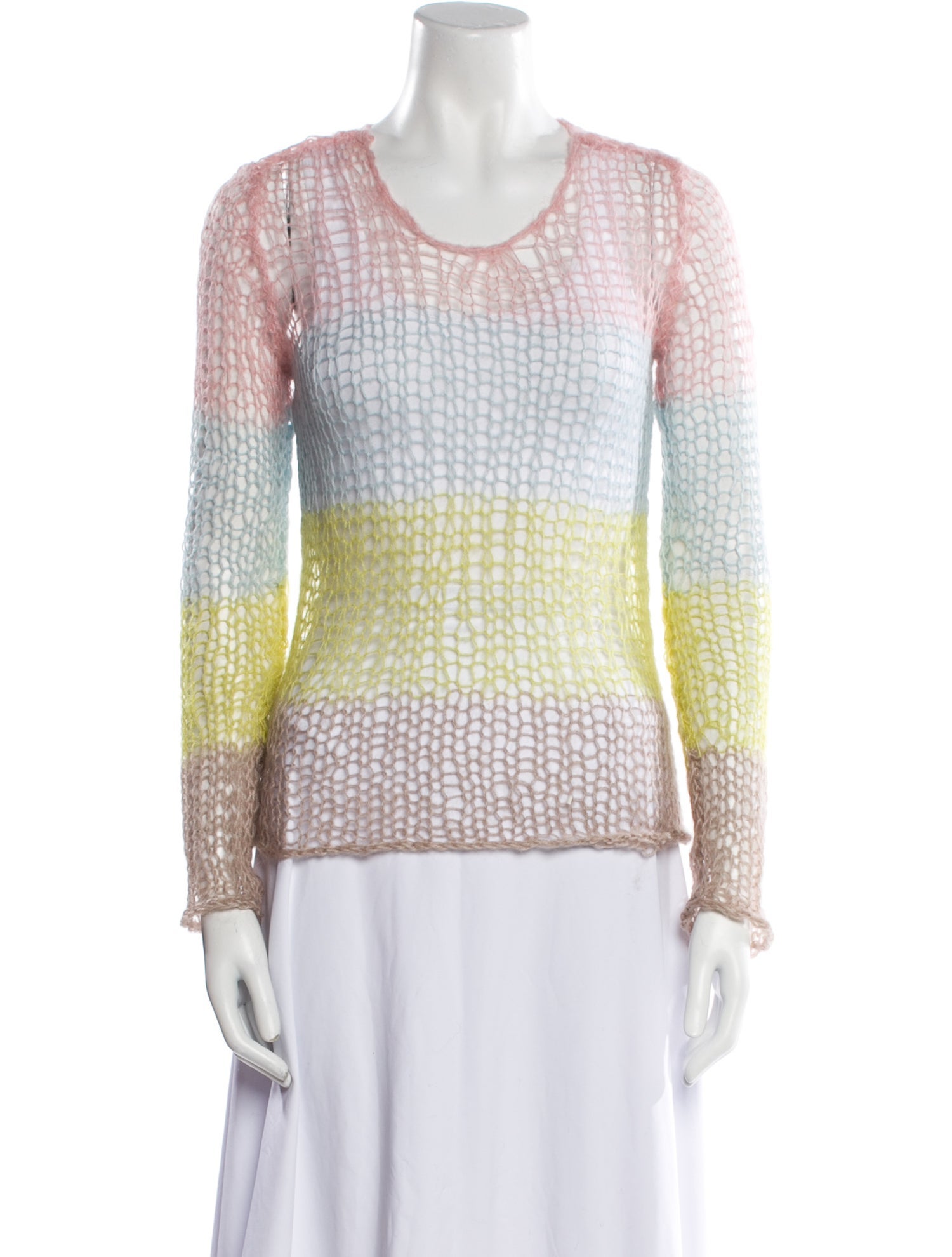 Lirika Matoshi Striped Scoop Neck Sweater