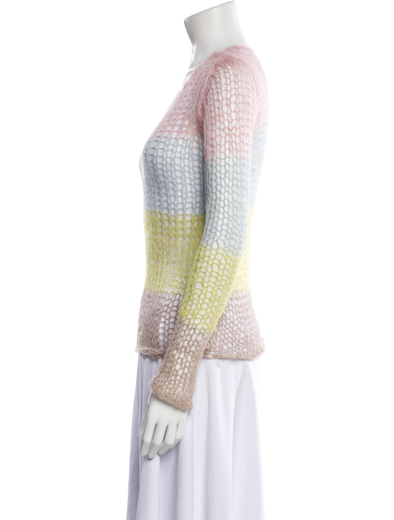 Lirika Matoshi Striped Scoop Neck Sweater