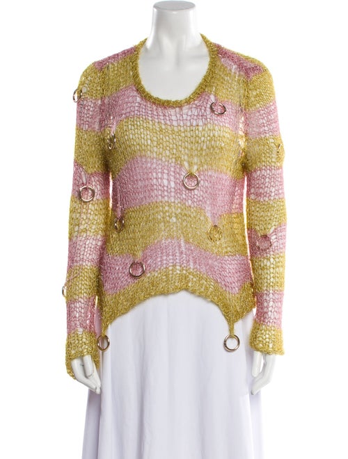 Lirika Matoshi Striped Scoop Neck Sweater