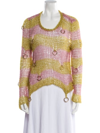 Lirika Matoshi Striped Scoop Neck Sweater