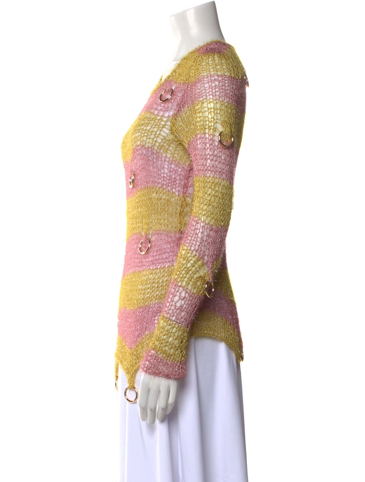 Lirika Matoshi Striped Scoop Neck Sweater